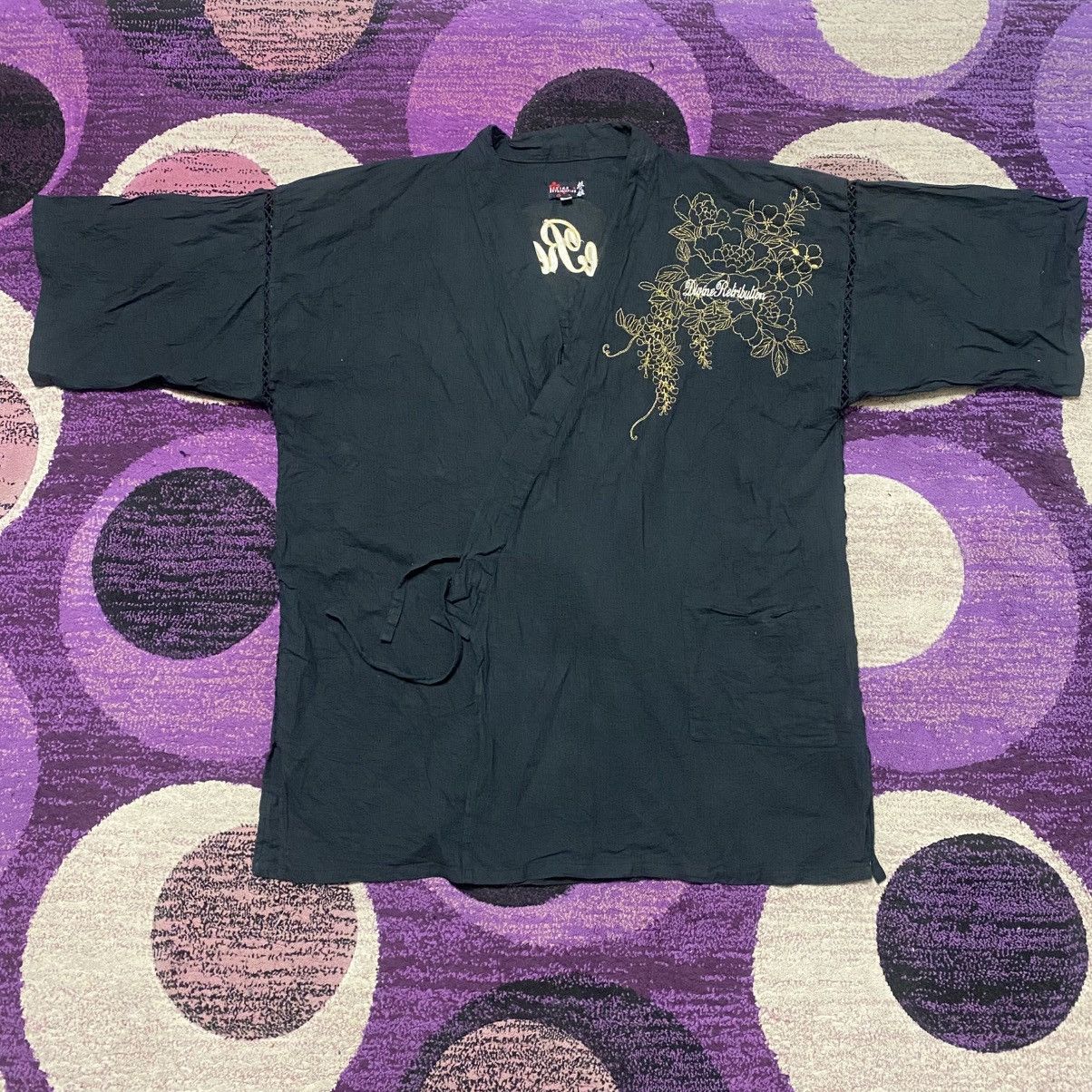 Japanese Brand × Komono × Vintage Vintage Kimono Japanese Divine Retribution Intoxication Size US XXL / EU 58 / 5 - 1 Thumbnail