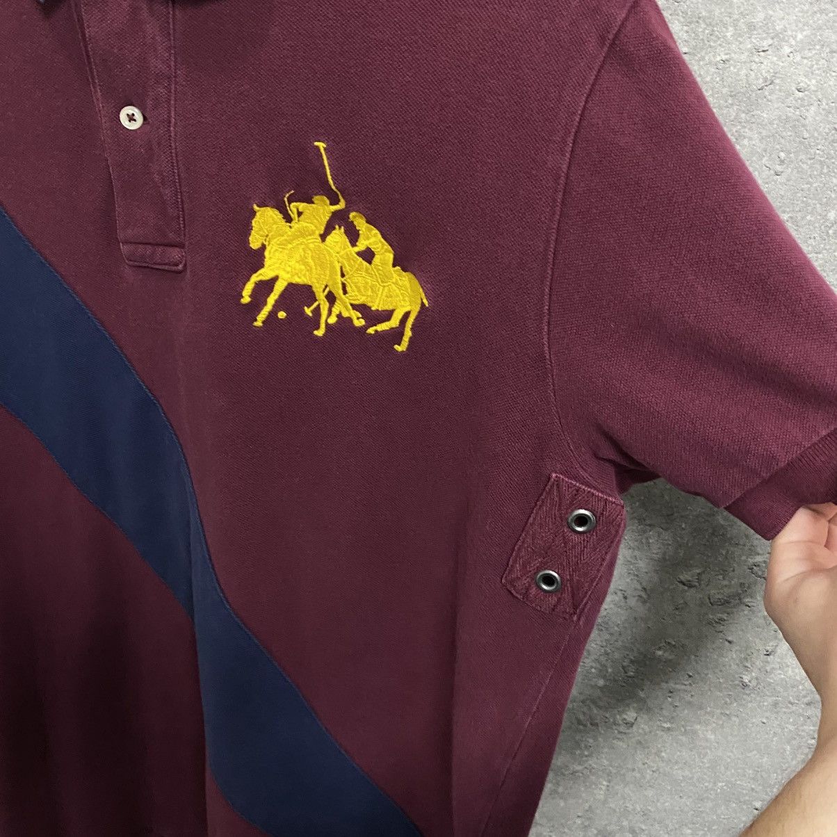 Polo Ralph Lauren Vintage Polo Ralph Lauren Polo T Shirt Big Logo Chief Keef Size US M / EU 48-50 / 2 - 7 Thumbnail
