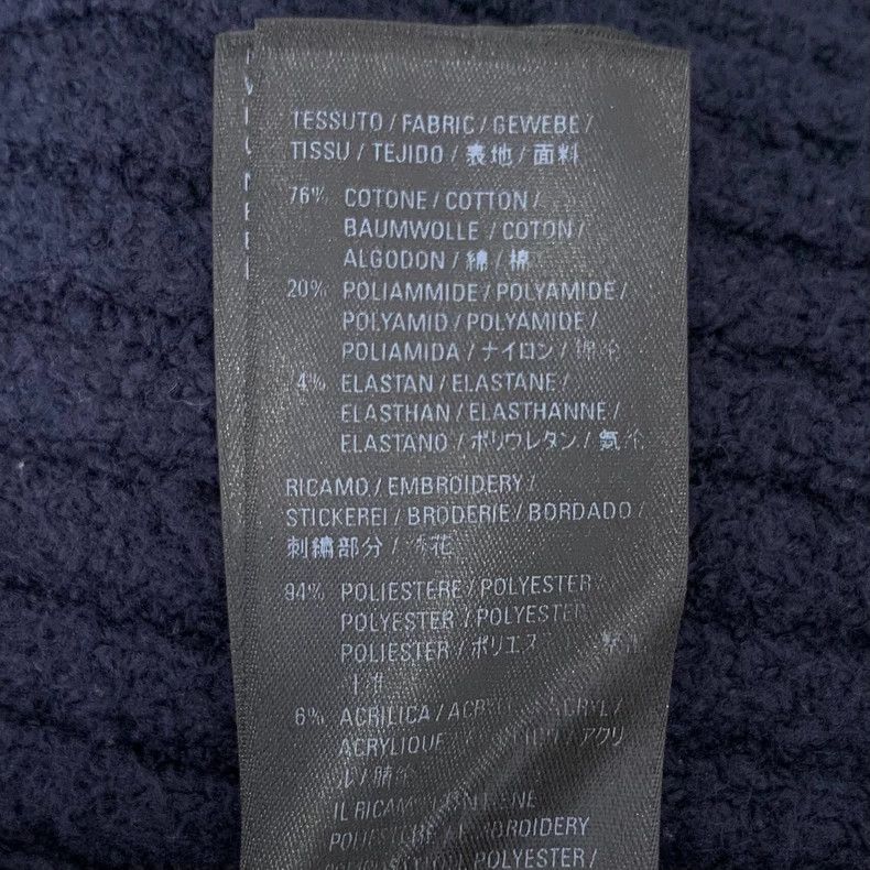 Balenciaga Balenciaga Navy logo monogrammed cotton crewneck long-slee Size XS / US 0-2 / IT 36-38 - 7 Thumbnail