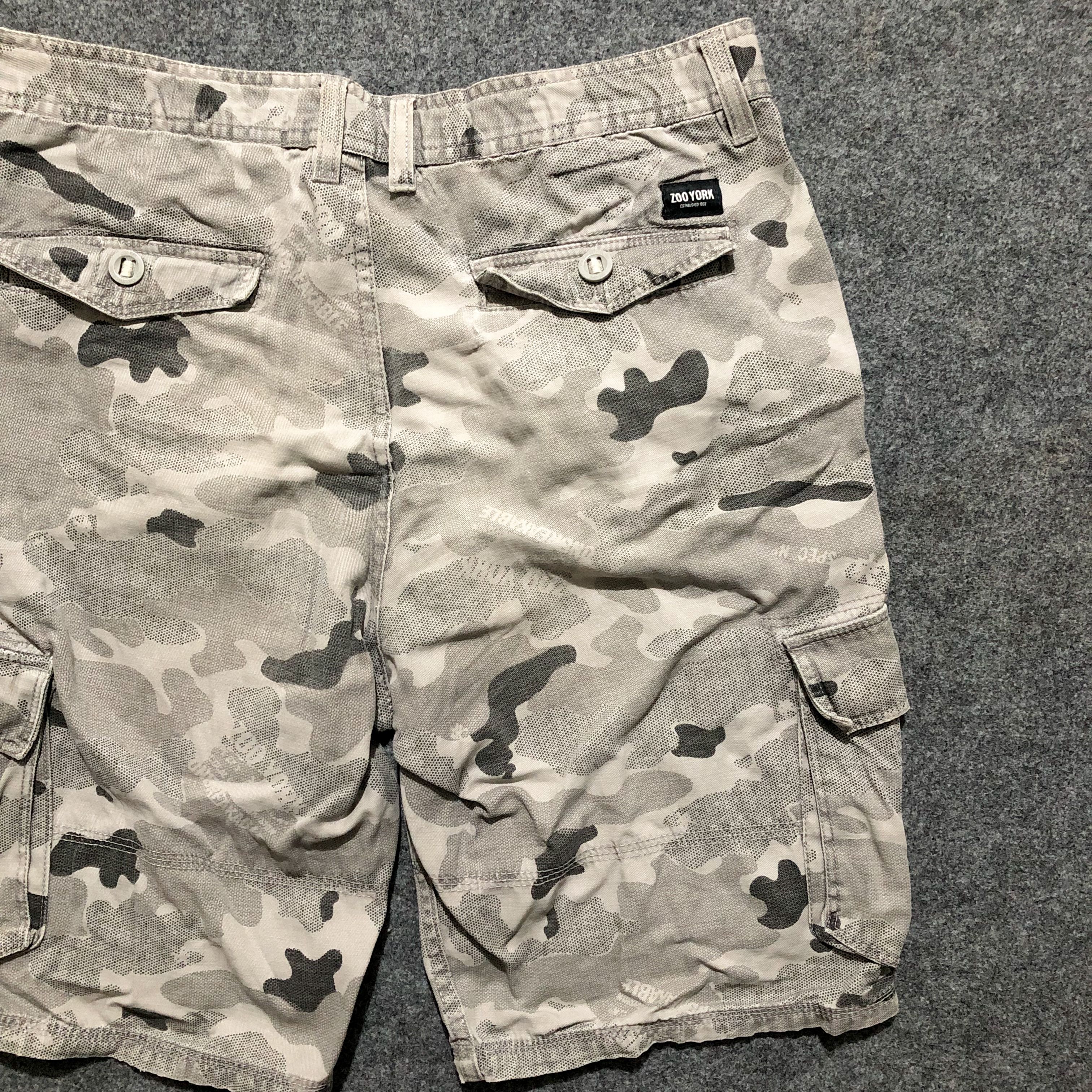 Zoo York Zoo York Urban Camo Cargo Shorts Faded Grey Size US 32 / EU 48 - 13 Thumbnail