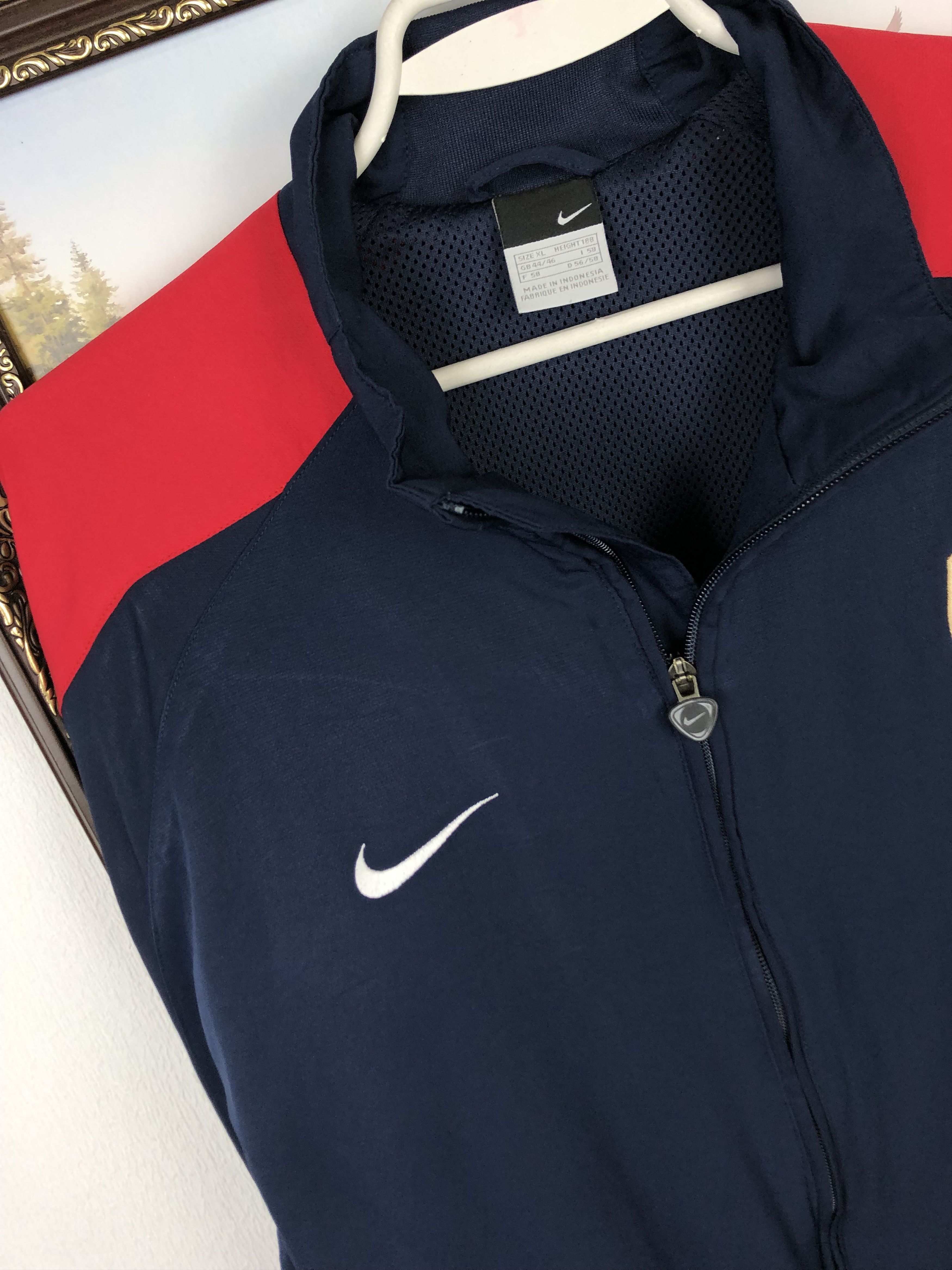 Nike Vintage Nike Arsenal Football Jacket Soccer o2 Track Top Size US XL / EU 56 / 4 - 4 Thumbnail
