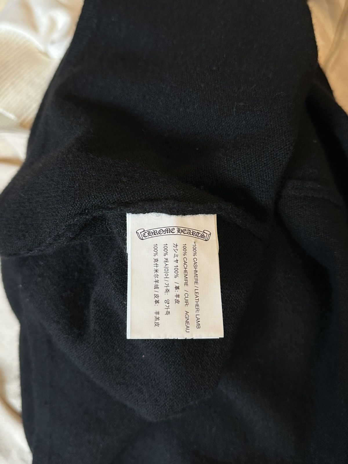 Chrome Hearts CHROME HEARTS CASHMERE PATCH TANK TOP Size US L / EU 52-54 / 3 - 6 Thumbnail