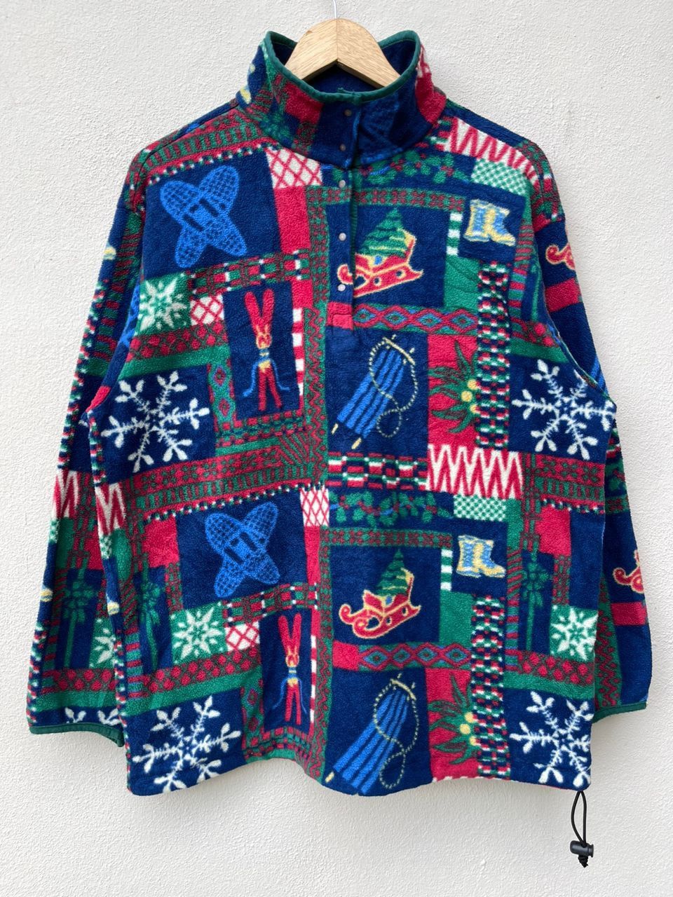 L.L. Bean L.L. Bean Fleece Blouson All Over Print Size US L / EU 52-54 / 3 - 1 Thumbnail