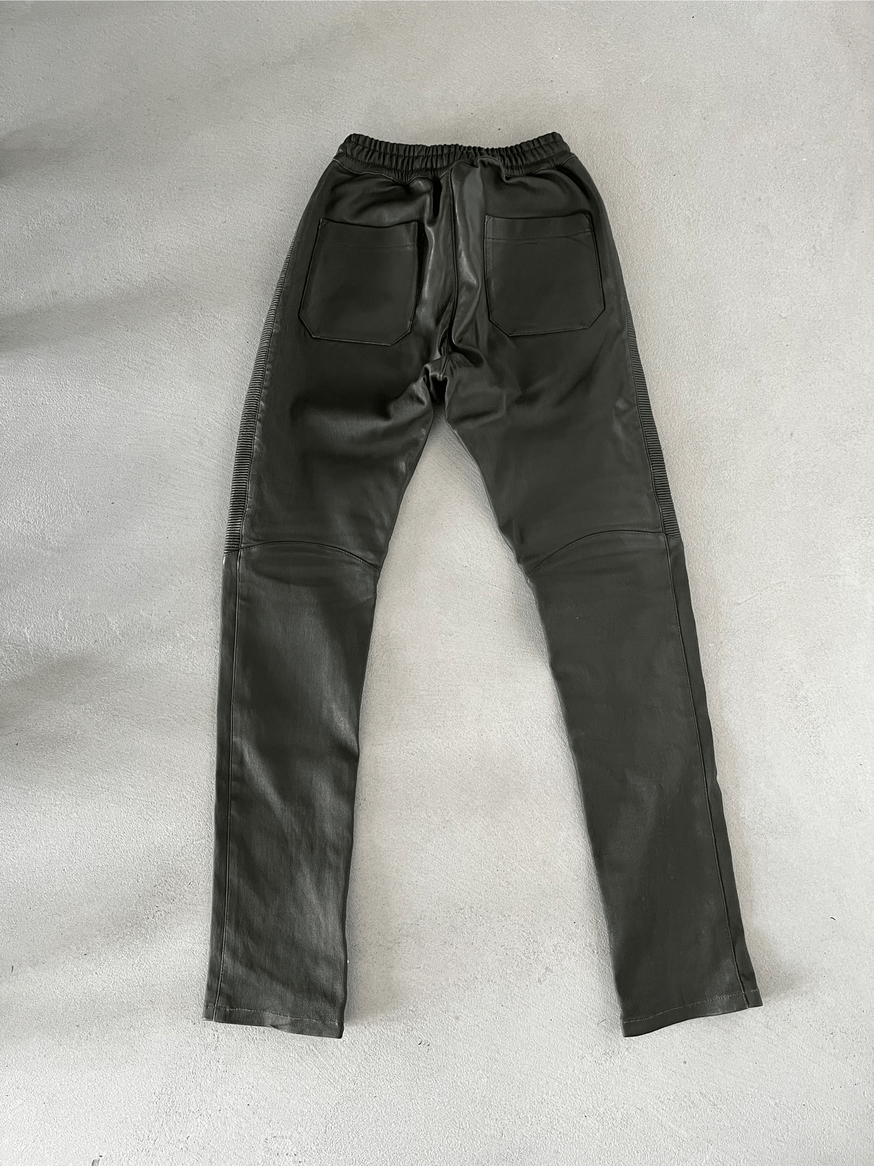 Balmain BALMAIN LEATHER MOTO JOGGER PANTS Size US 29 - 8 Thumbnail