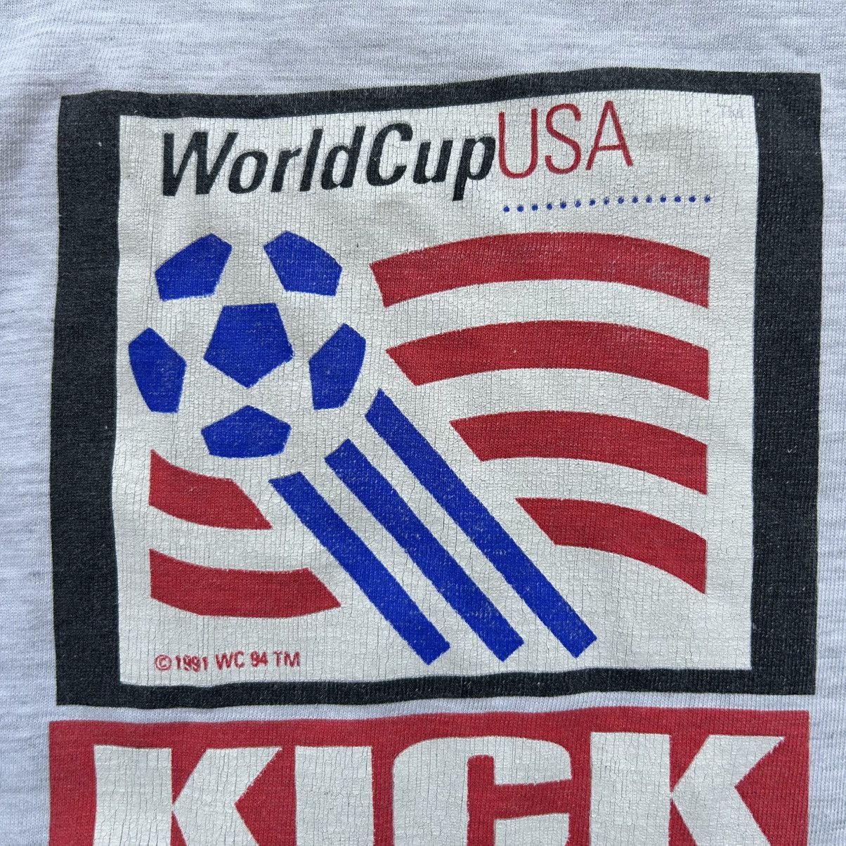 Logo 7 Vintage 1994 World Cup USA Kick Some Grass Shirt Size Large Size US L / EU 52-54 / 3 - 3 Thumbnail