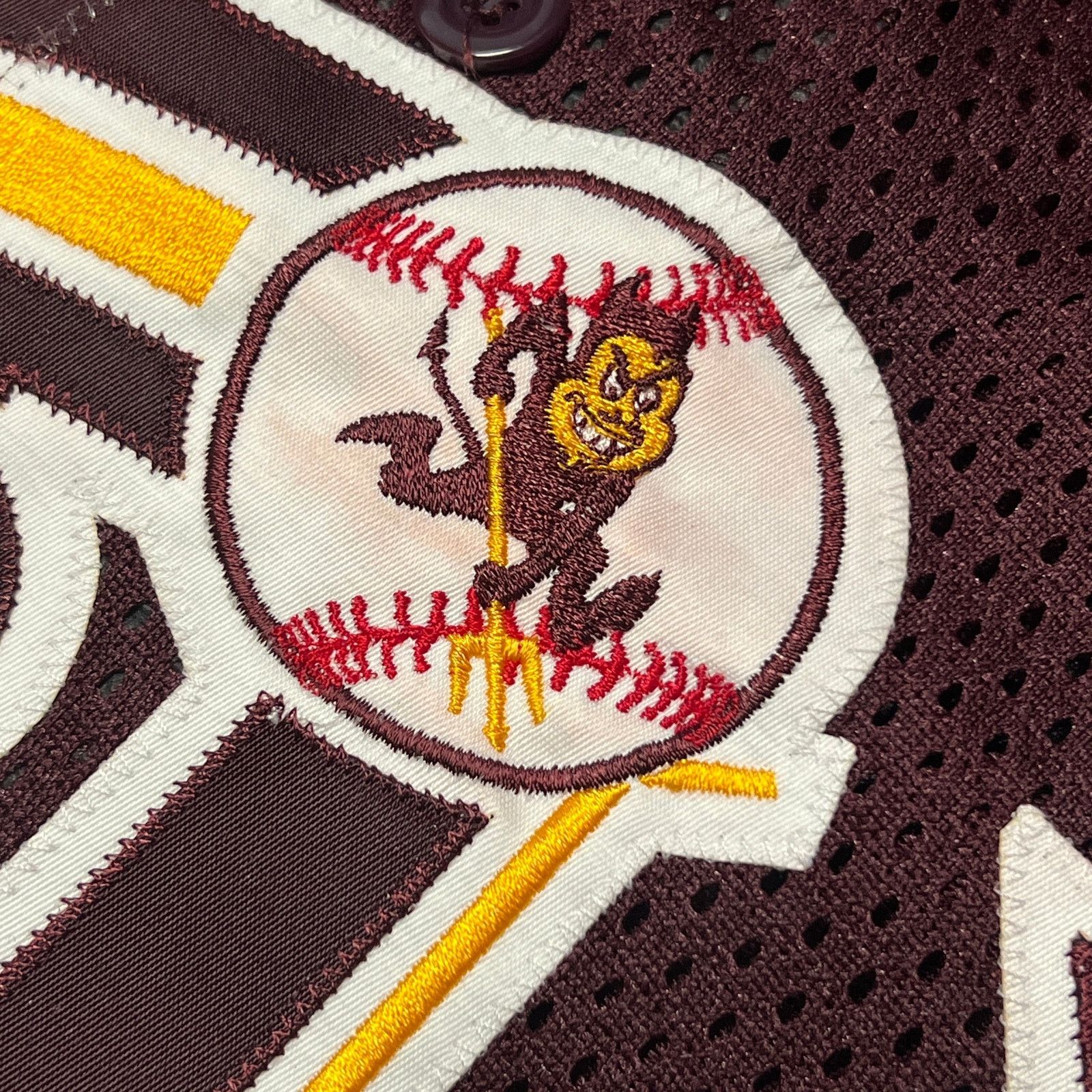 NCAA Vintage Arizona State Baseball Jersey - XL Size US XL / EU 56 / 4 - 4 Thumbnail