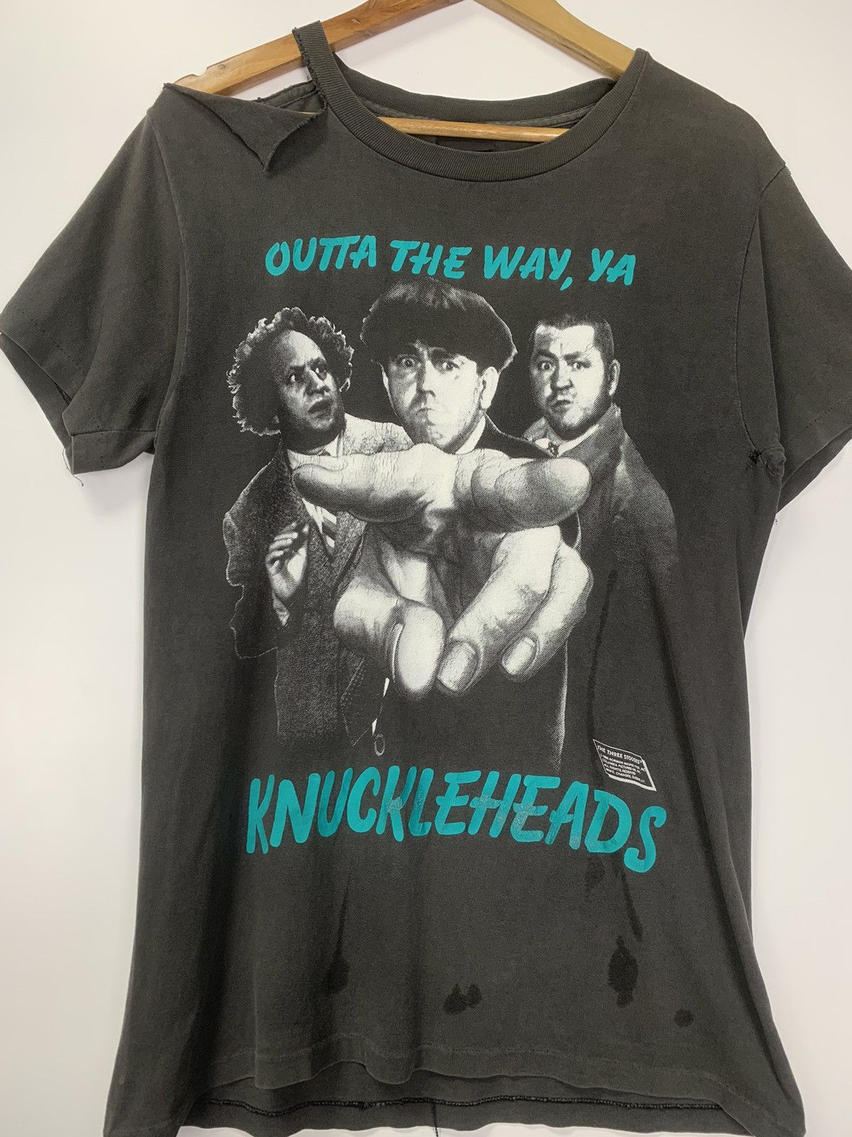 Vintage 🔥Vintage 1989 The Three Stooges Movie T-shirt Size US M / EU 48-50 / 2 - 2 Thumbnail