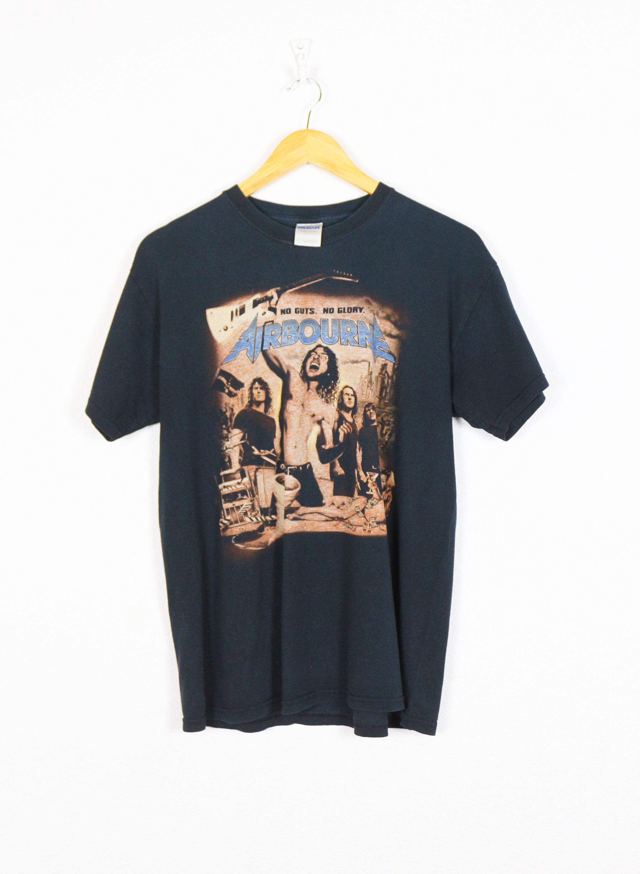 Band Tees Airbourne No Guts No Glory Tour Merch Graphic Tee Shirt Y2K Size US M / EU 48-50 / 2 - 1 Thumbnail