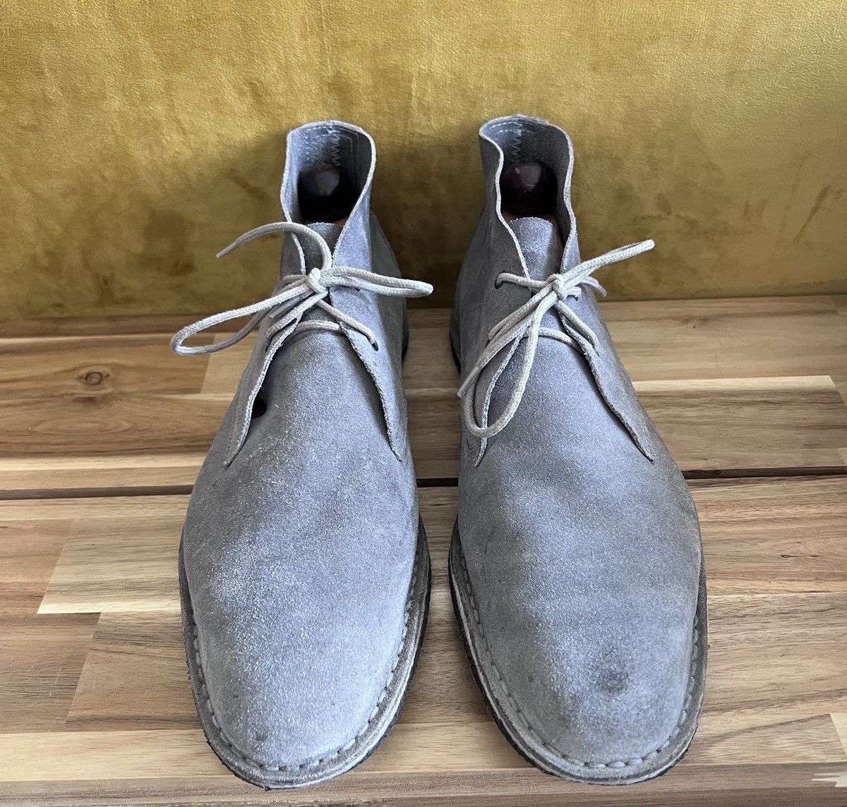 image of Pierre Hardy $700 Desert/chukka Boots, Size Eu42/us9 in Grey, Men's