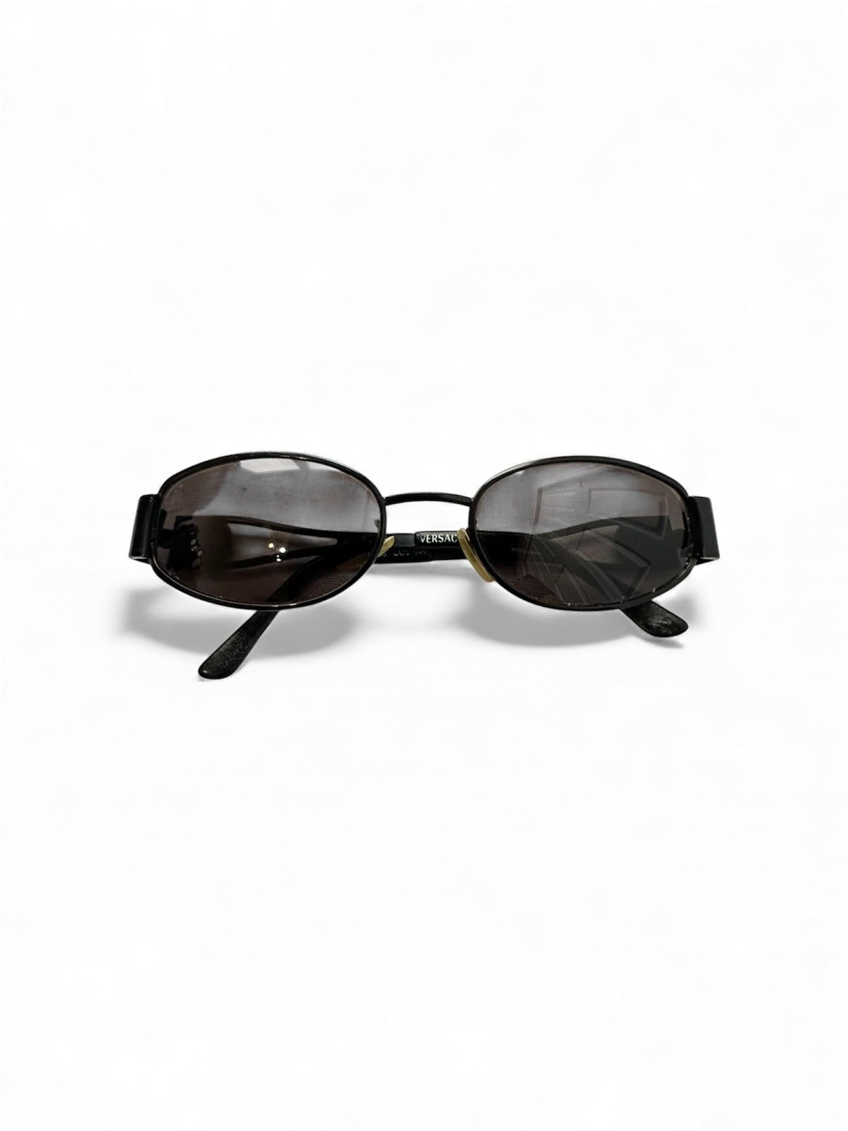 Versace Vintage Gianni Versace Medusa Black Metal Sunglasses X48 Size ONE SIZE - 2 Thumbnail