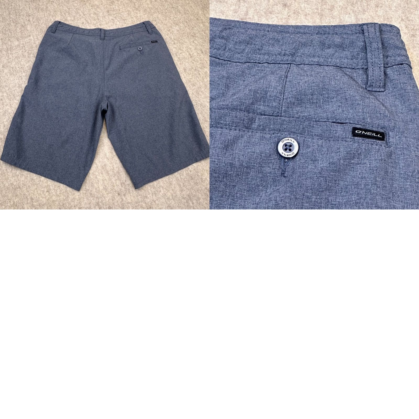 Vintage Oniell Redwood 20" Chino Heather Slate 32 x 9 Relax Fit Poly Cotton Twill Design Size US 32 / EU 48 - 9 Thumbnail