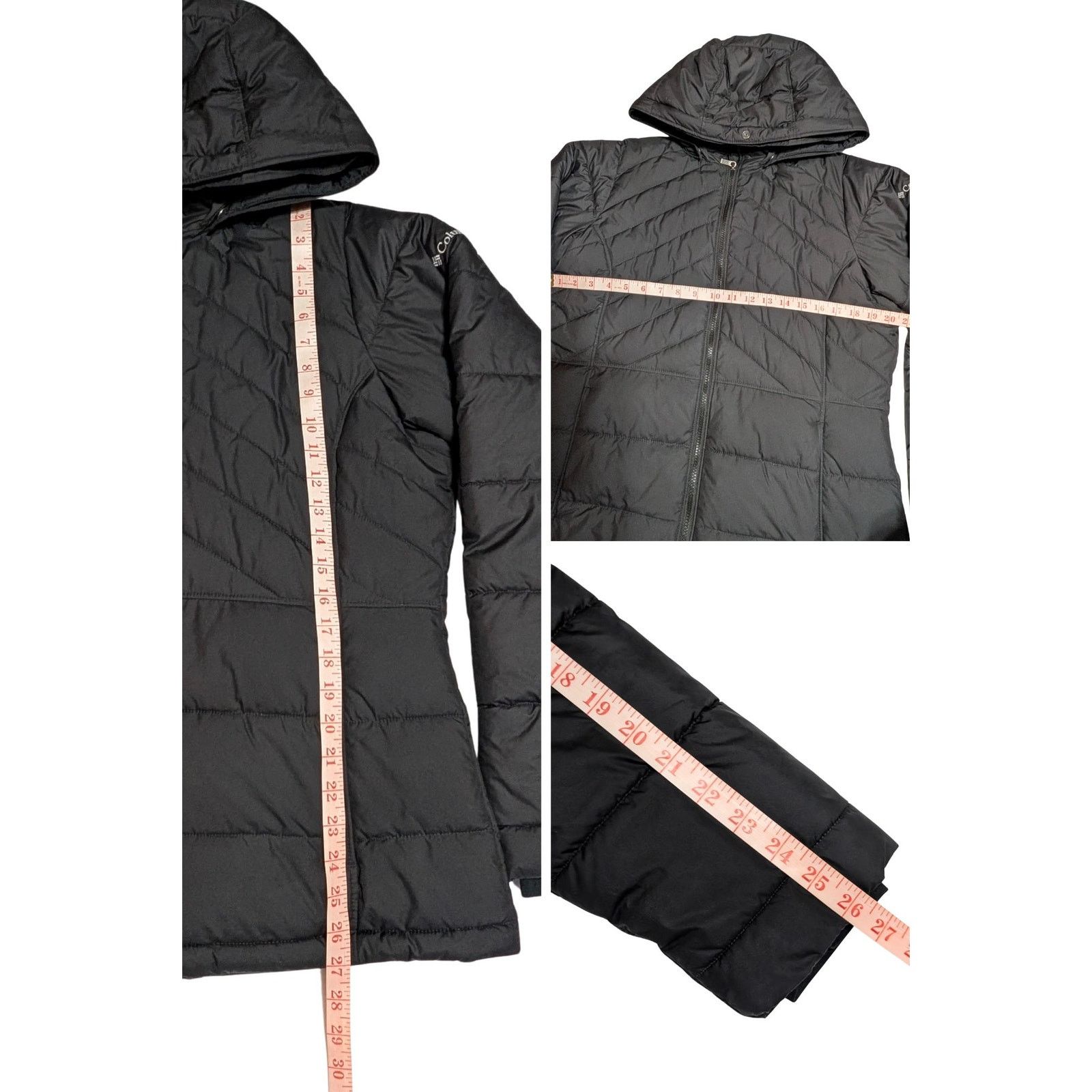 Columbia Columbia Black Puffer Jacket Hooded Women’s Size L USED Size L / US 10 / IT 46 - 8 Thumbnail