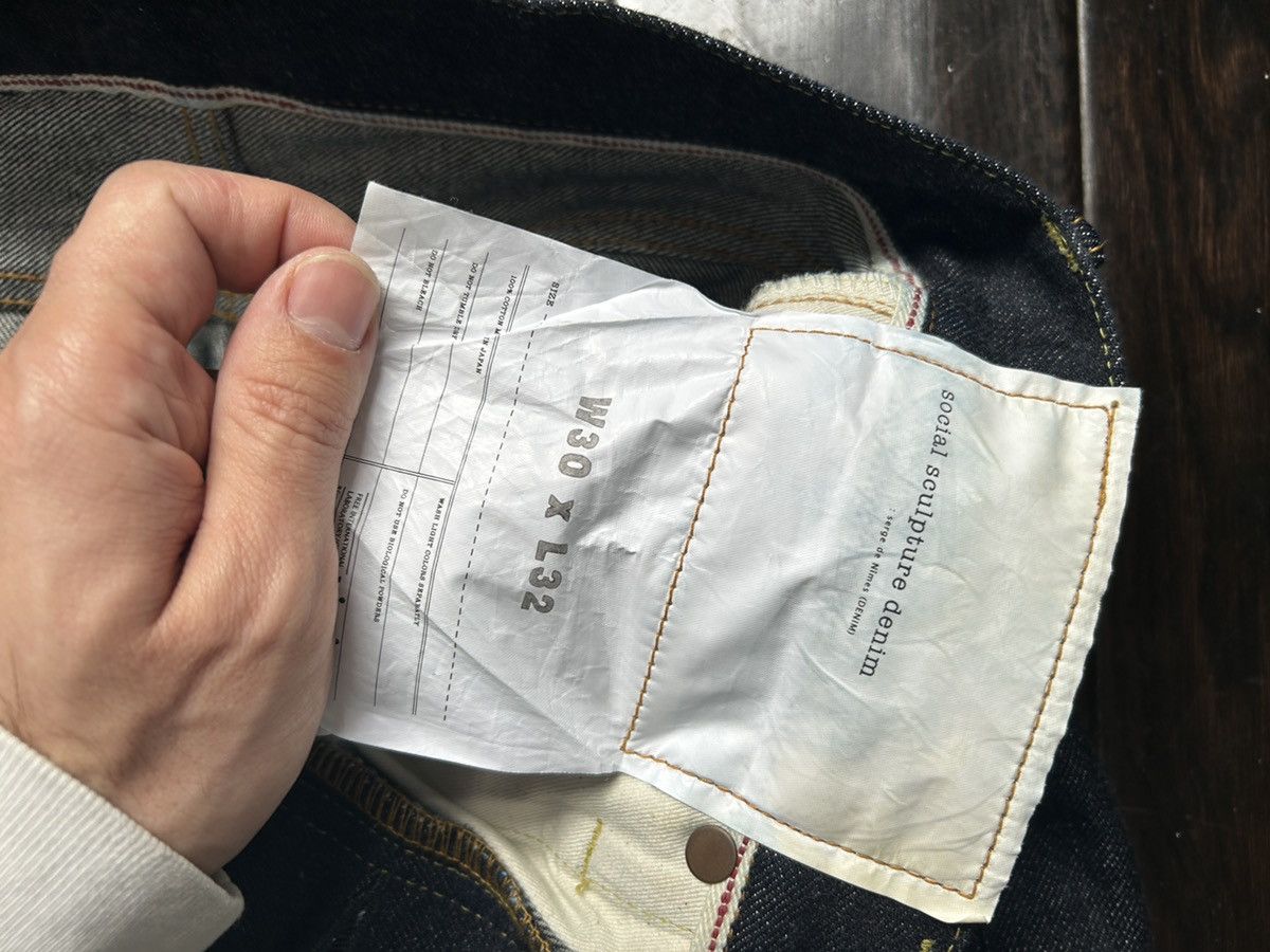 Visvim VISVIM SCULPTURE 01RW RAW DENIM JEANS Size US 30 / EU 46 - 4 Thumbnail