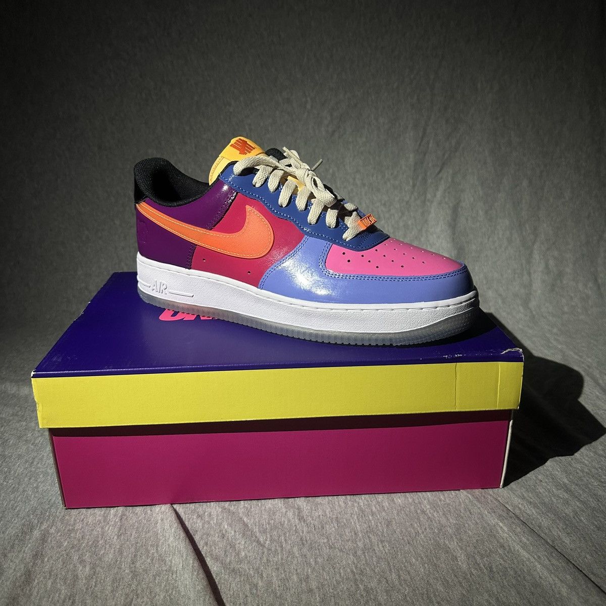 Nike Air Force 1 Low SP Undefeated Multi-Patent Total Orange