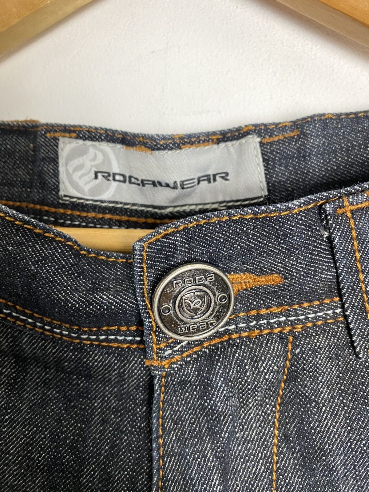 Rocawear Vintage Rocawear Big Logo Jeans Size US 32 / EU 48 - 6 Thumbnail