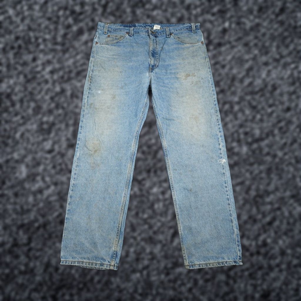 Levi's VINTAGE Levi's 505 Jeans Men's 40x30 Orange Tab Straight 38x30 90s Denim Cotton Regular Jeans Mens Size US 38 / EU 54 - 1 Thumbnail
