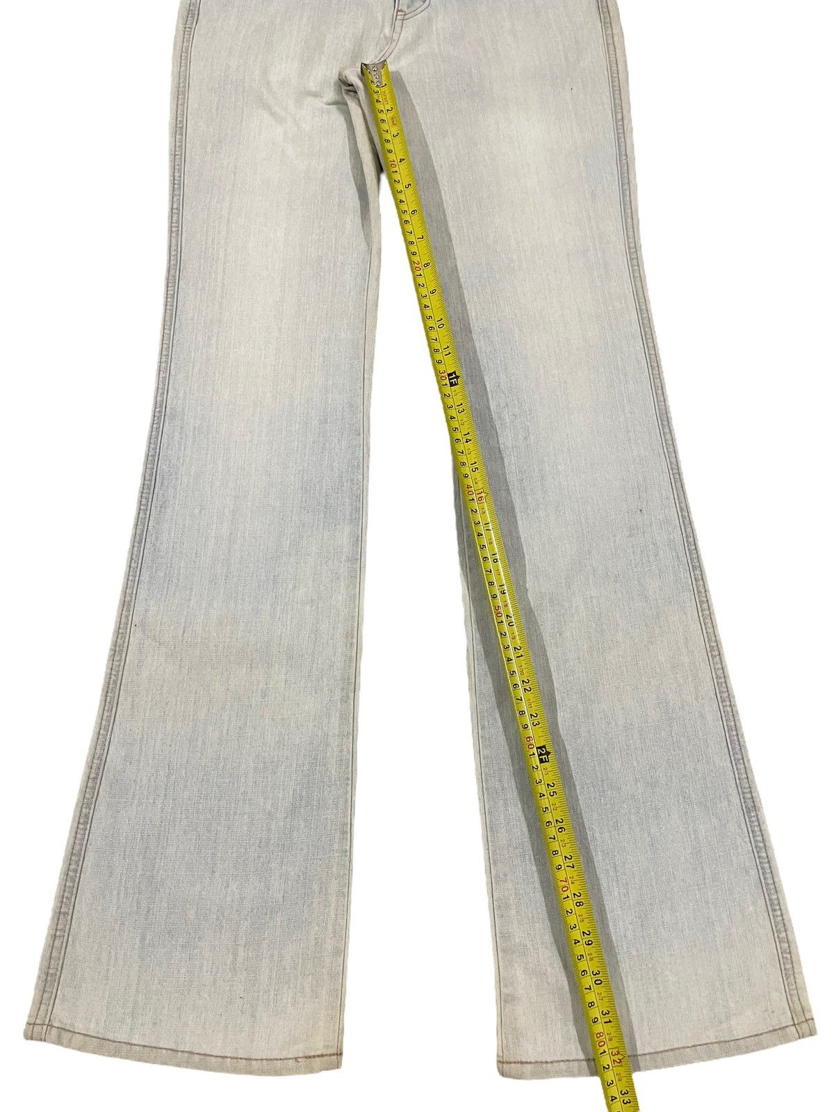 Uniqlo Vintage Japanese Uniqlo Light Blue Wash Flare Jeans Size 28" / US 6 / IT 42 - 11 Thumbnail