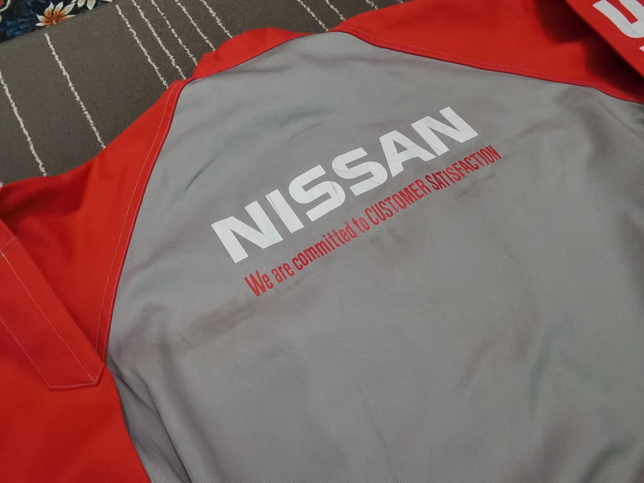 Japanese Brand JDM X NISSAN COVERALL M W34-40 3431 Size US 31 - 3 Thumbnail