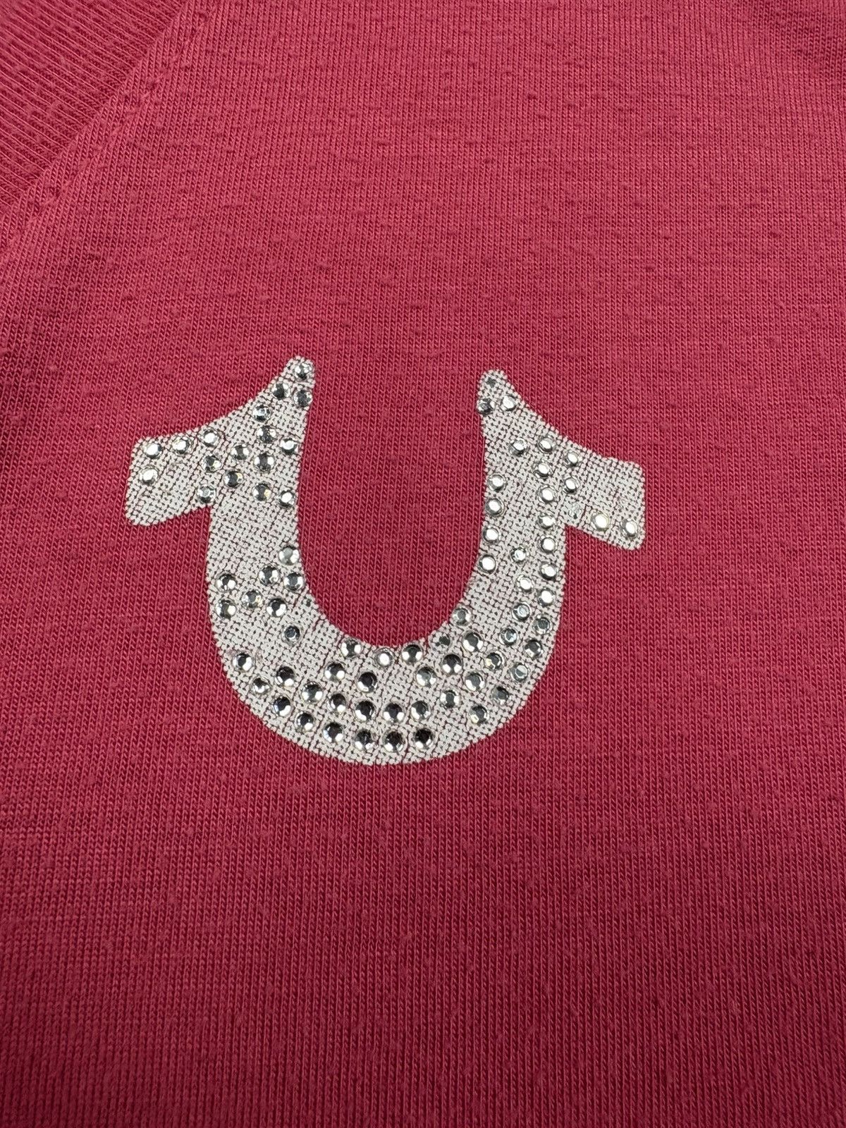 True Religion Vintage 2000s True Religion Y2K Rhinestone Big Logo Tee S Size S / US 4 / IT 40 - 14 Thumbnail