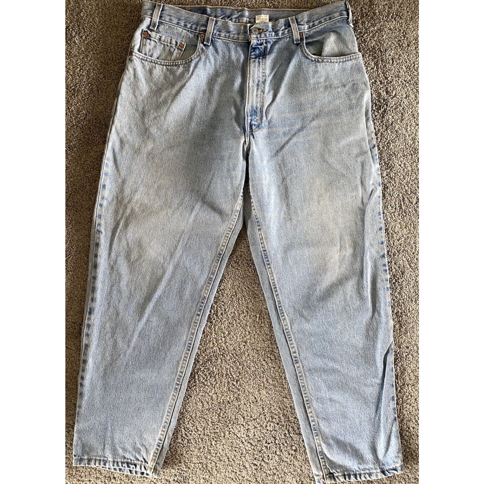 Levi's VTG Levi’s 560 Jeans Men’s 38x30 Blue Made In USA USA 90s Pockets Jeans Mens Size US 38 / EU 54 - 2 Thumbnail