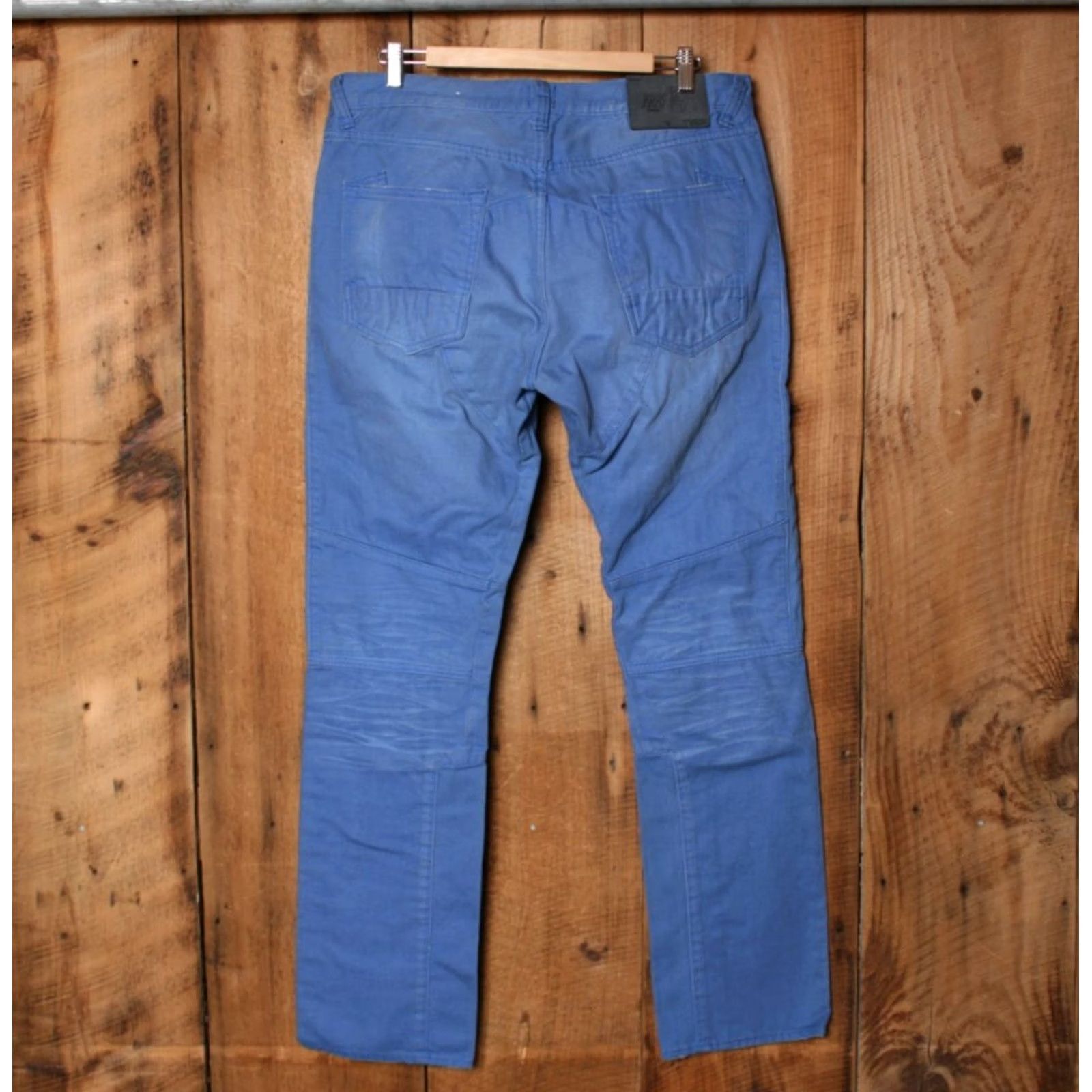 Prps PRPS Demon Moto Indigo Blue Zippered Pocket Jeans Sz. 36 Mens Jeans Size US 36 / EU 52 - 4 Thumbnail