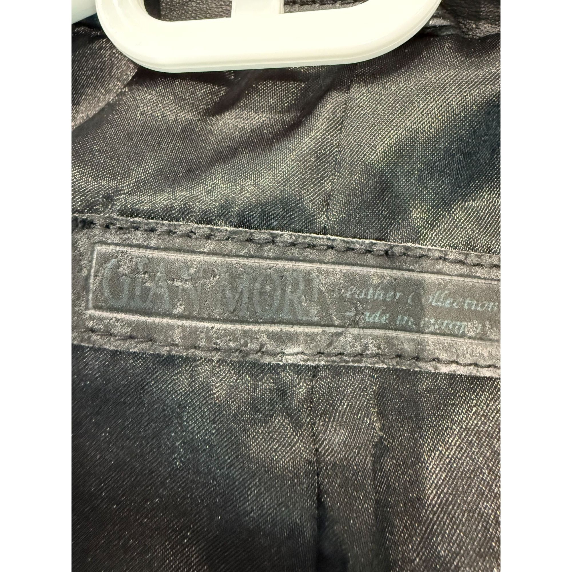 Other Vintage 90s Gian Mori Italian Genuine Leather Blazer, size l Size L / US 10 / IT 46 - 2 Thumbnail