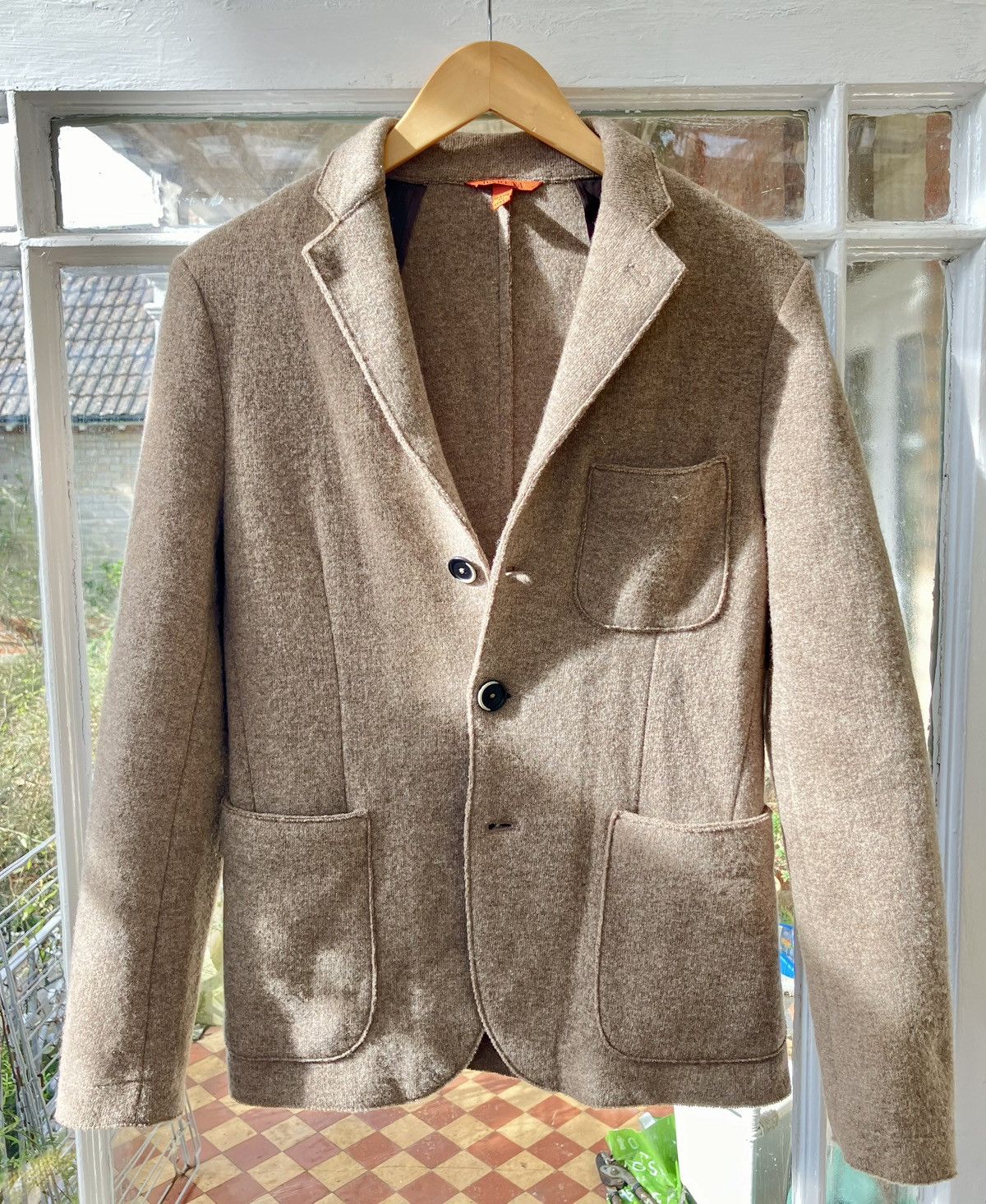 image of Barena Venezia Virgin Wool Blazer Rrp $545 Eu 44 Mr Porter in Beige/Oatmeal, Men's (Size 34R)