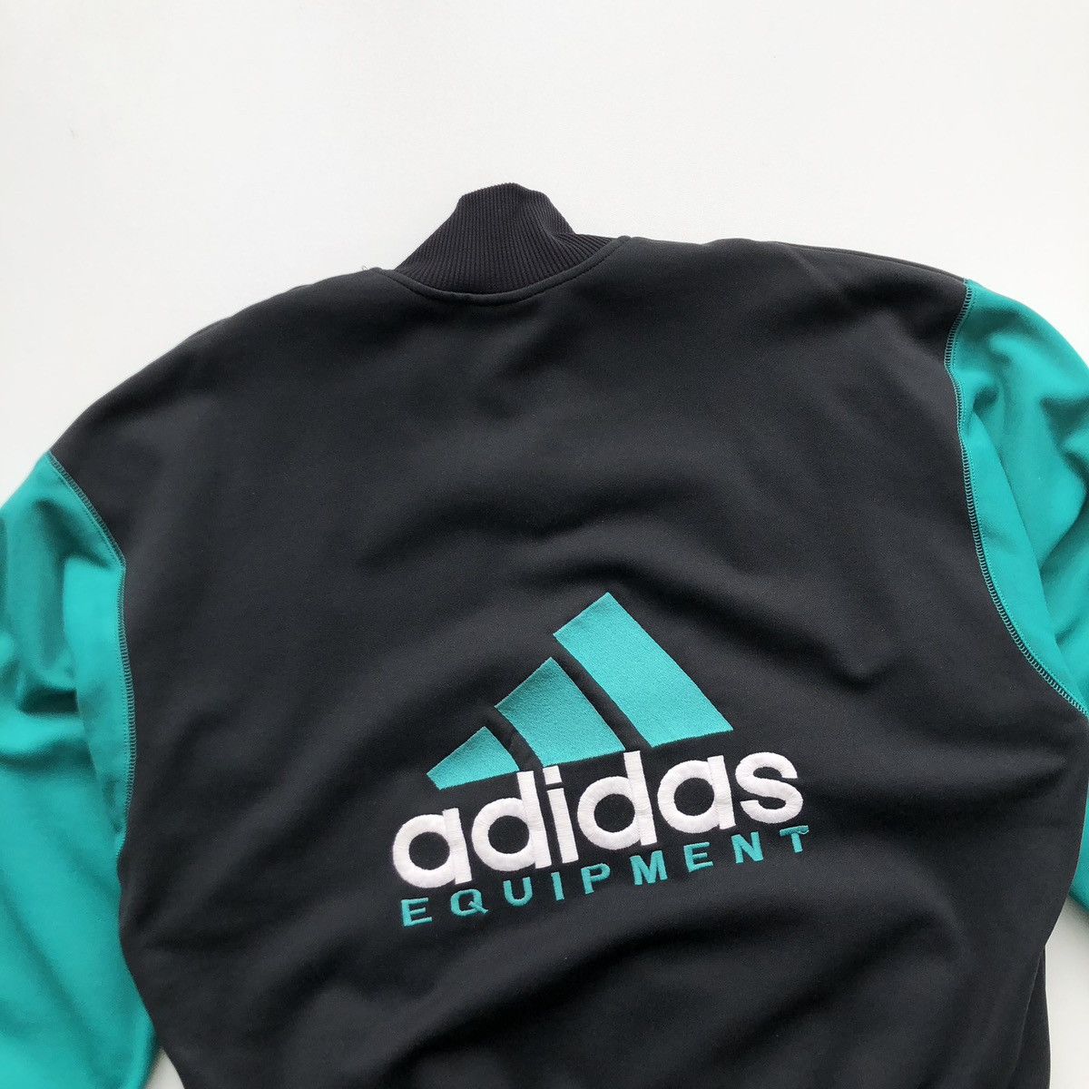 Adidas × Vintage Adidas Equipment 80’s 1/4 Half Zip Vintage Sweater Black Size US M / EU 48-50 / 2 - 6 Thumbnail