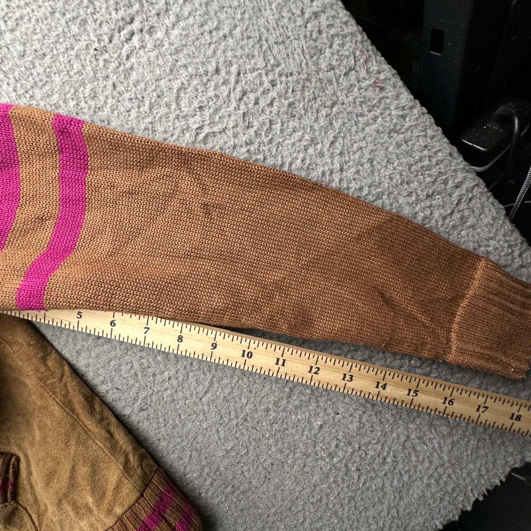 Vintage VINTAGE Maxima Wilsons Suede Leather Sweater Jacket Womens Large Brown Pink Hooded Full Zip Bomber Jacket Sizing L Size L / US 10 / IT 46 - 5 Thumbnail