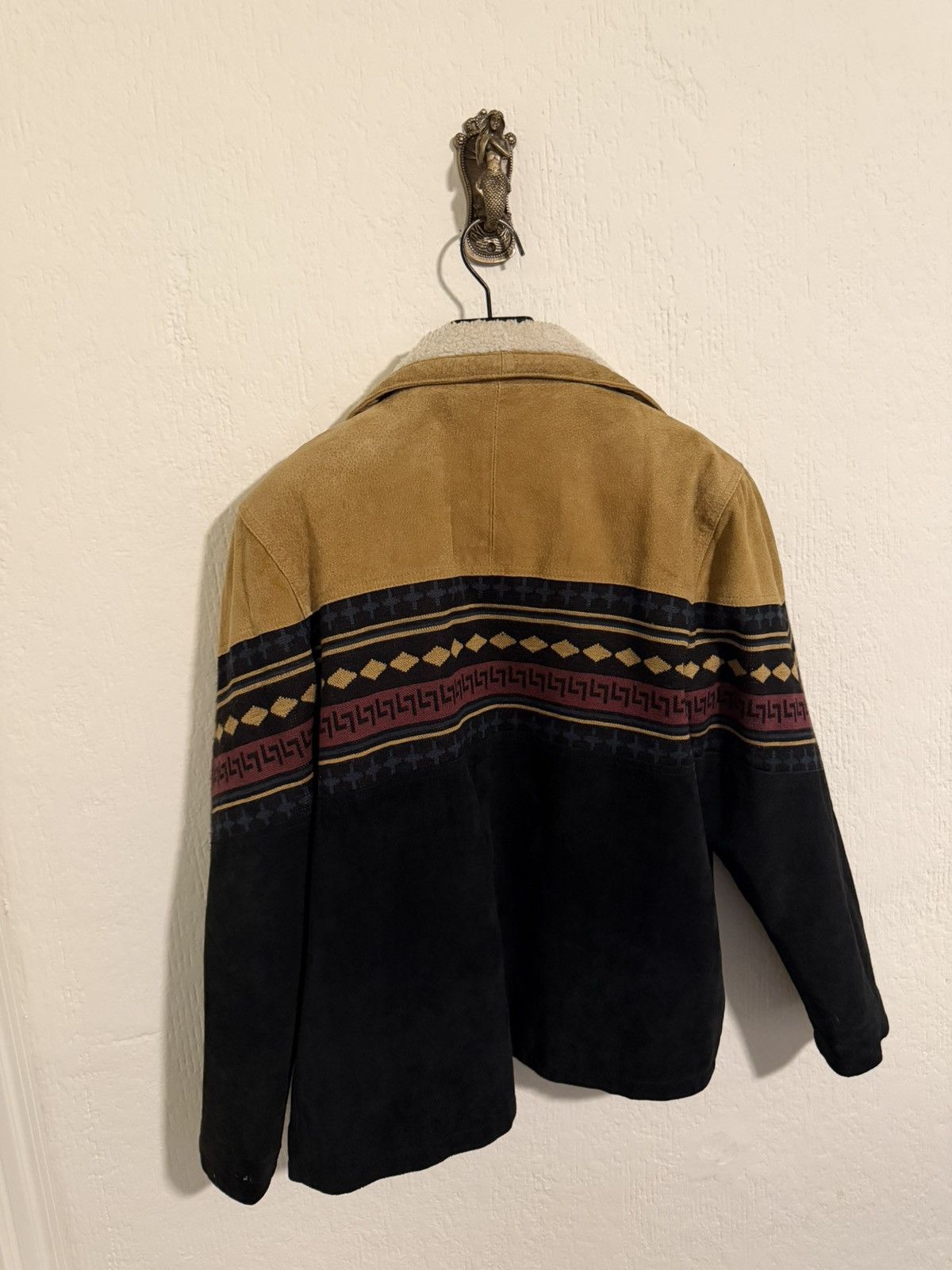 Vintage Vintage suede leather aztec jacket size XL Size US L / EU 52-54 / 3 - 4 Thumbnail