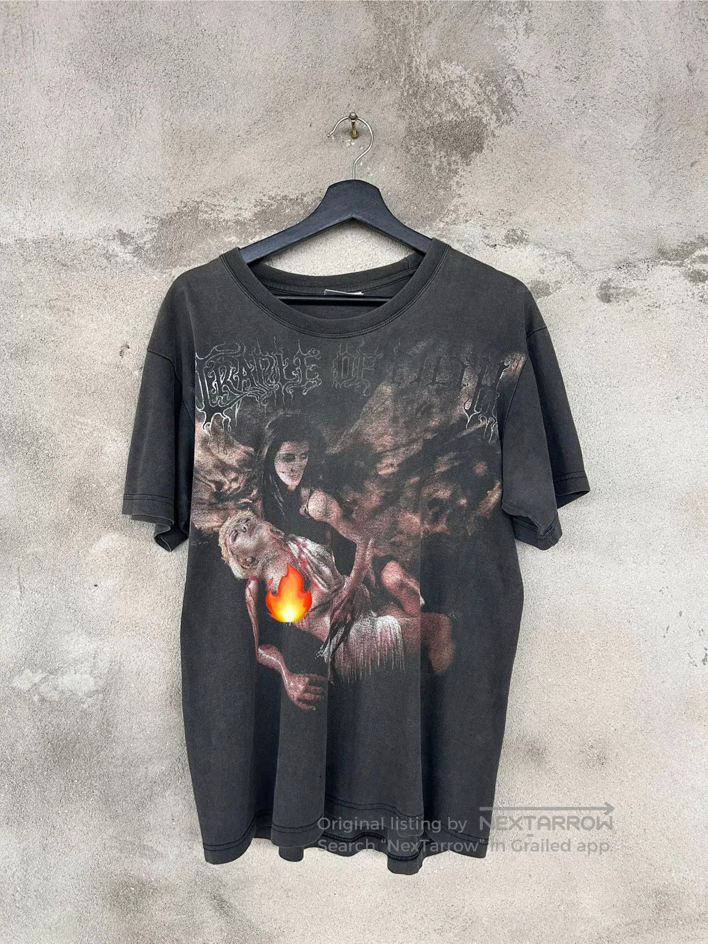 Vintage Vintage 90s Cradle Of Filth Tee. Size US M / EU 48-50 / 2 - 1 Thumbnail