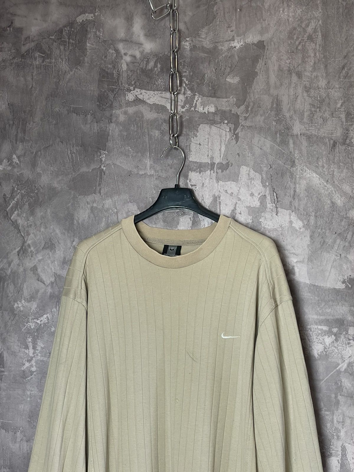Nike × Vintage Perfect Fit Nike y2k Vintage Baggy Blank Swoosh Sweatshirt Size US L / EU 52-54 / 3 - 2 Thumbnail