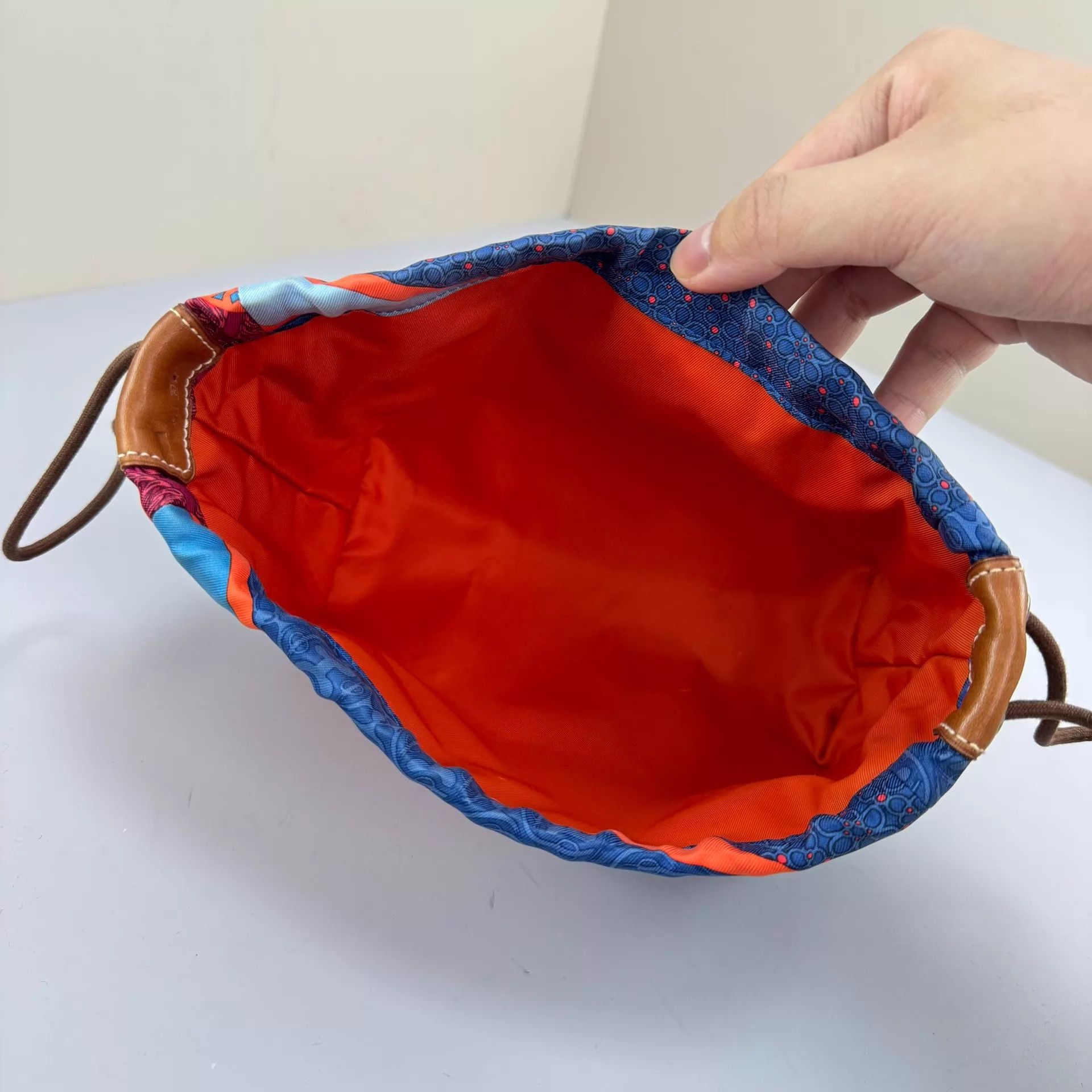 Hermes Hermes Fourbi Silk Lined Pouch 99 New Size ONE SIZE - 6 Thumbnail