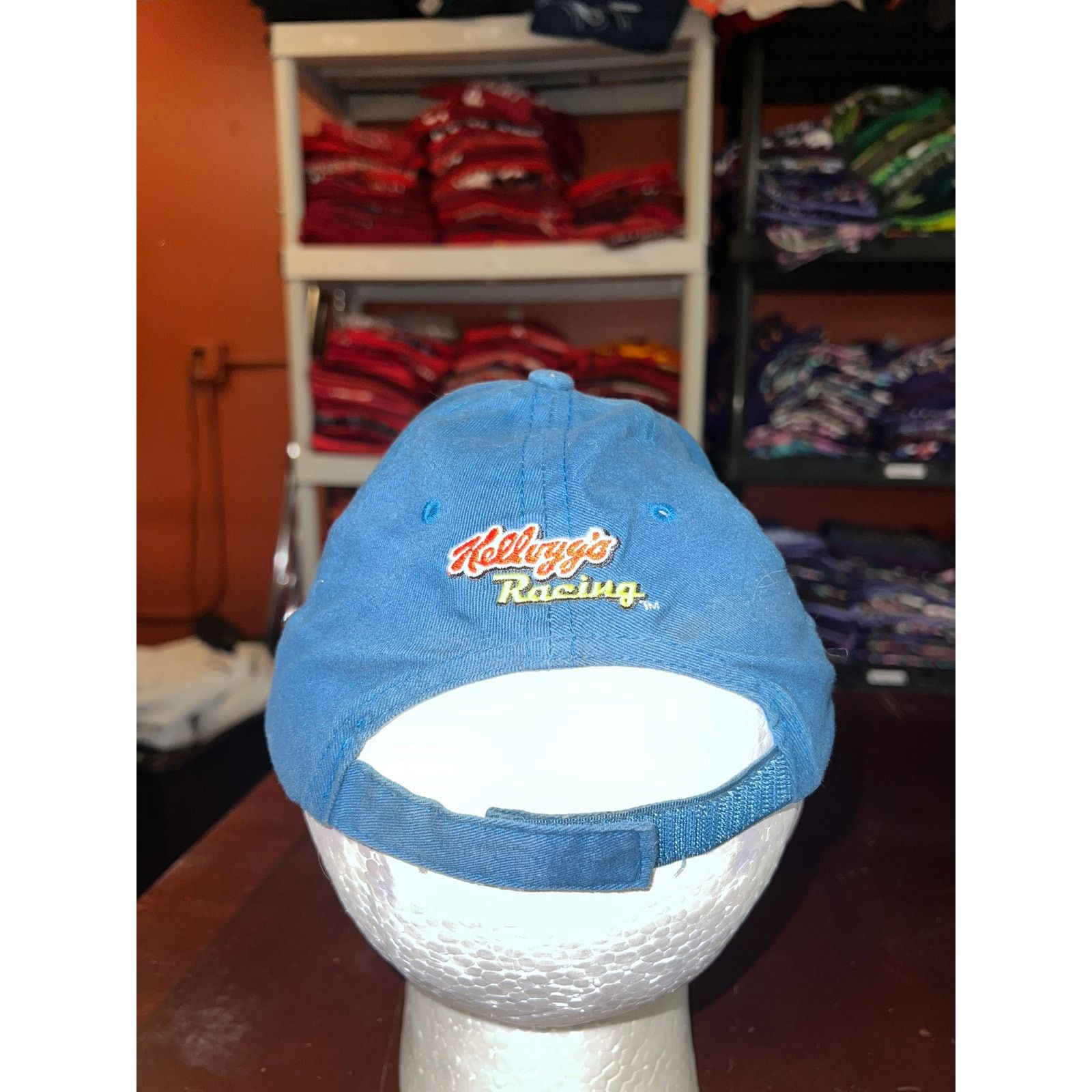 Vintage Vintage Nascar Dale Jr Hat #88 Blue Green Cap Kelloggs VTG Size ONE SIZE - 4 Thumbnail
