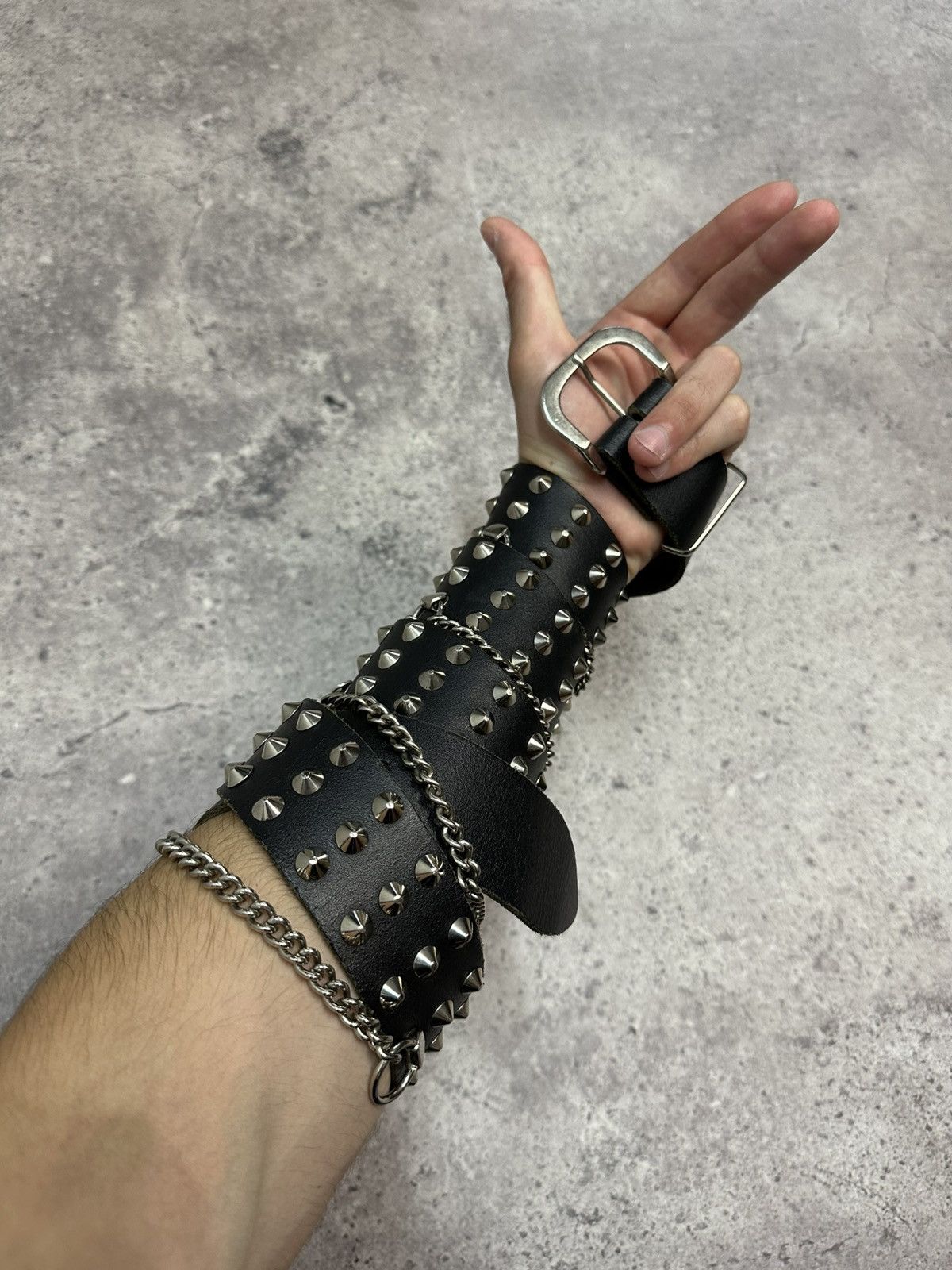Hysteric Glamour Vintage Y2K Zip Waist Rick Owens Style Punk Leather Belt Size 34 - 6 Thumbnail