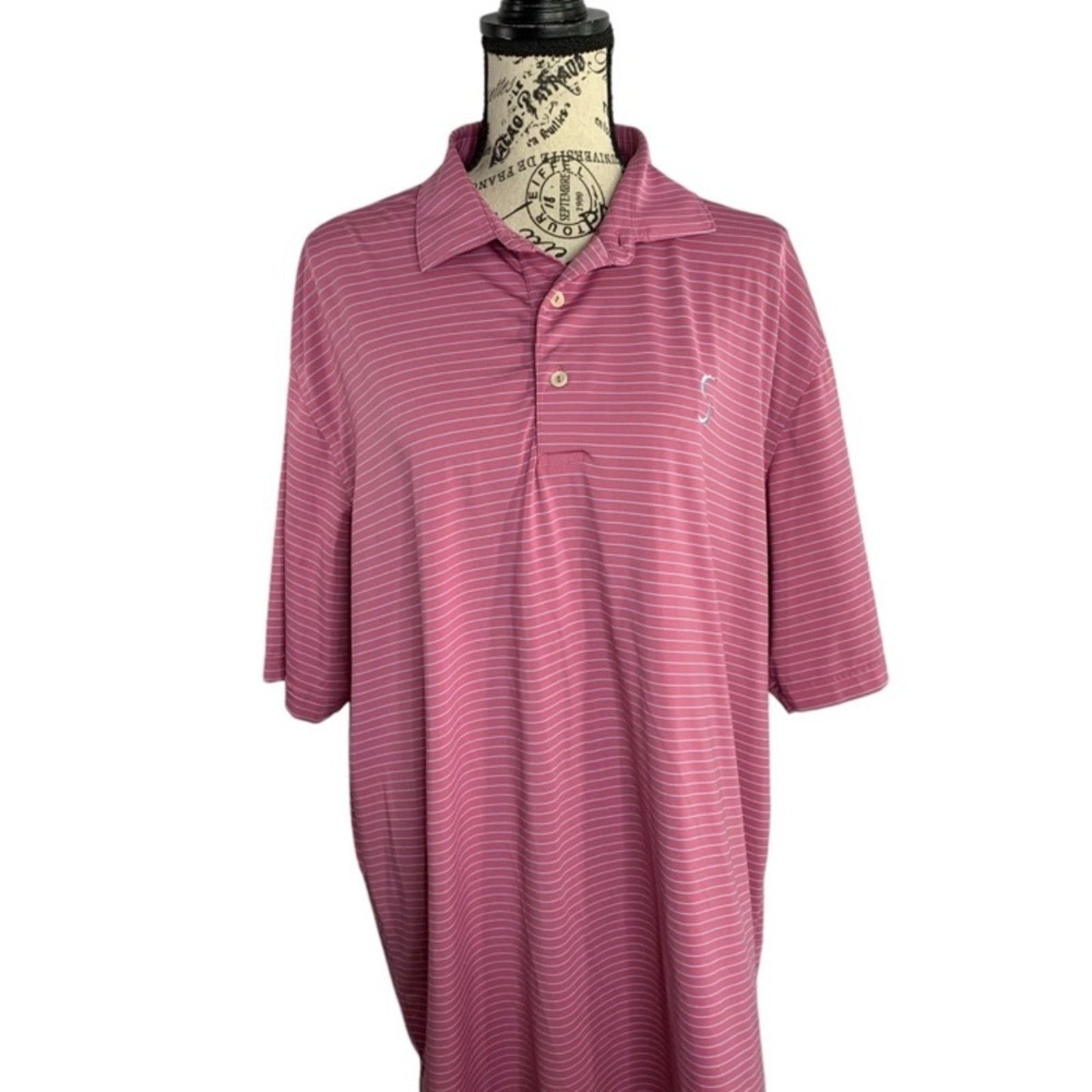 Peter Millar Peter Millar Men's Large Polo Shirt Golf Summer Comfort Size US L / EU 52-54 / 3 - 11 Thumbnail