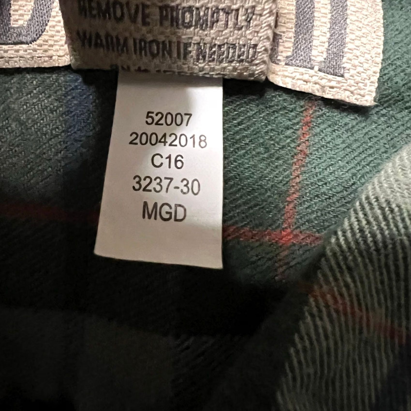 Duluth Trading Company Duluth Trading Flannel Shirt Mens 3XL Green Plaid Free Swingin Relaxed Fit Size US XXL / EU 58 / 5 - 5 Thumbnail