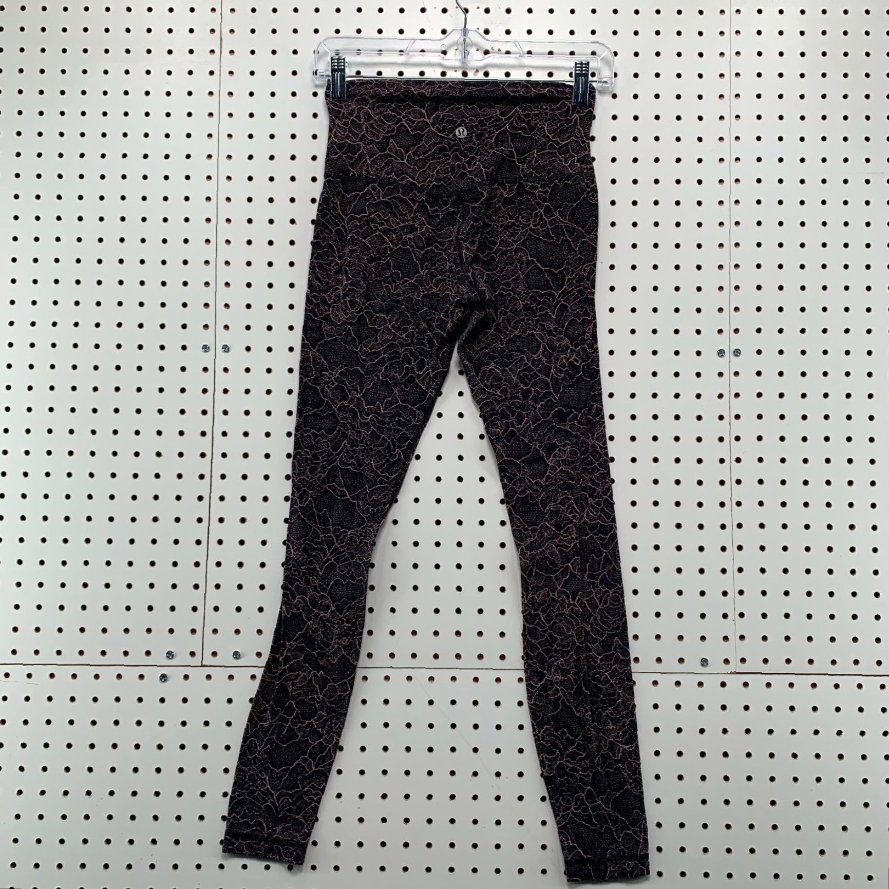 Lululemon VINTAGE Lululemon Align Leggings Womens Size 4 Black Purple Yoga Skinny Ankle 24x28 Size 27" / US 4 / IT 40 - 2 Thumbnail