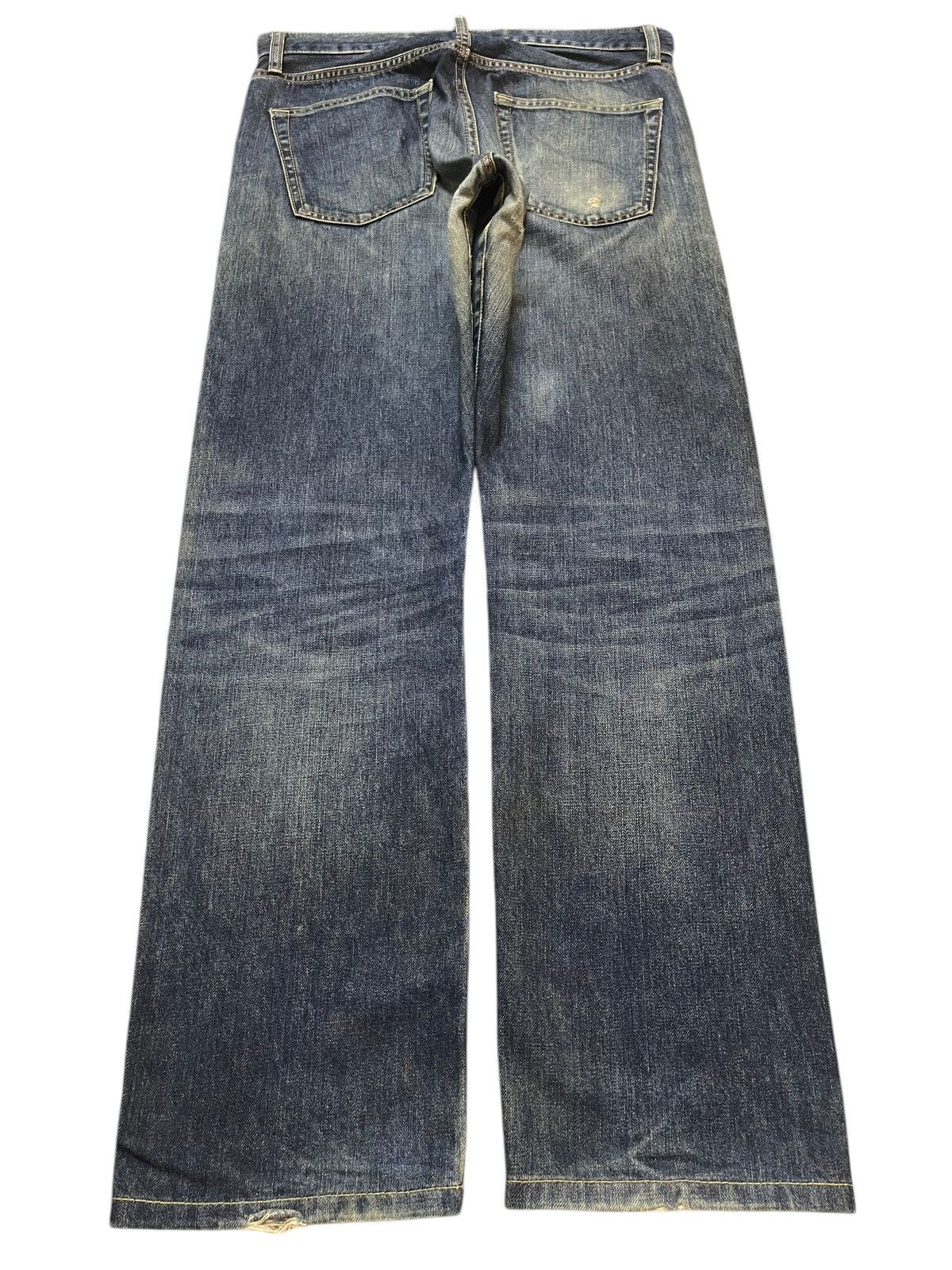 Uniqlo Vintage Japanese Uniqlo Mud Faded Wash Style Jeans Size US 31 - 2 Thumbnail