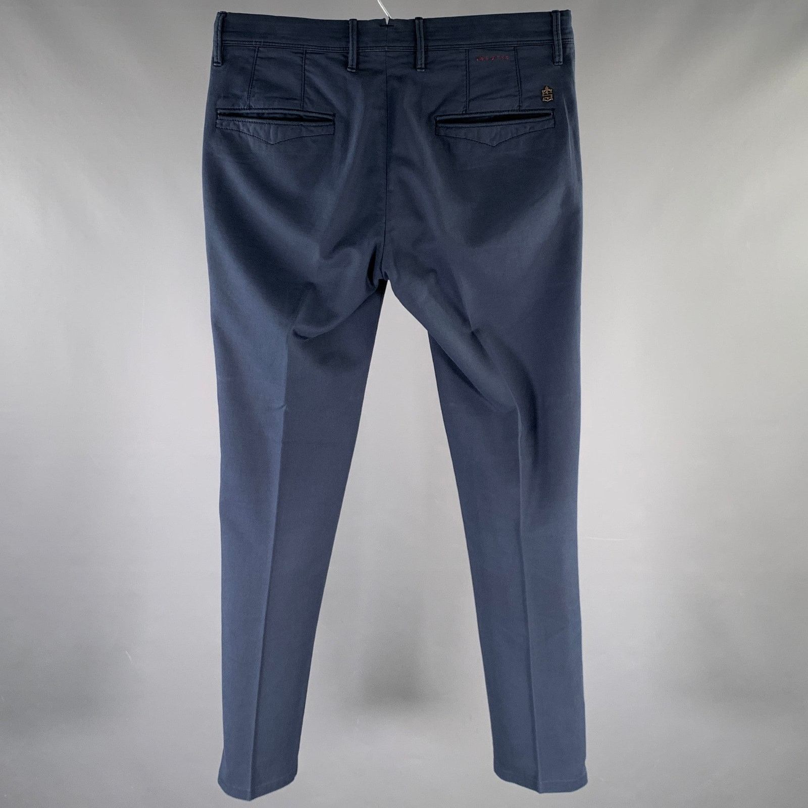 Incotex INCOTEX Size 32 Navy Slim Casual Pants Size US 30 / EU 46 - 3 Thumbnail