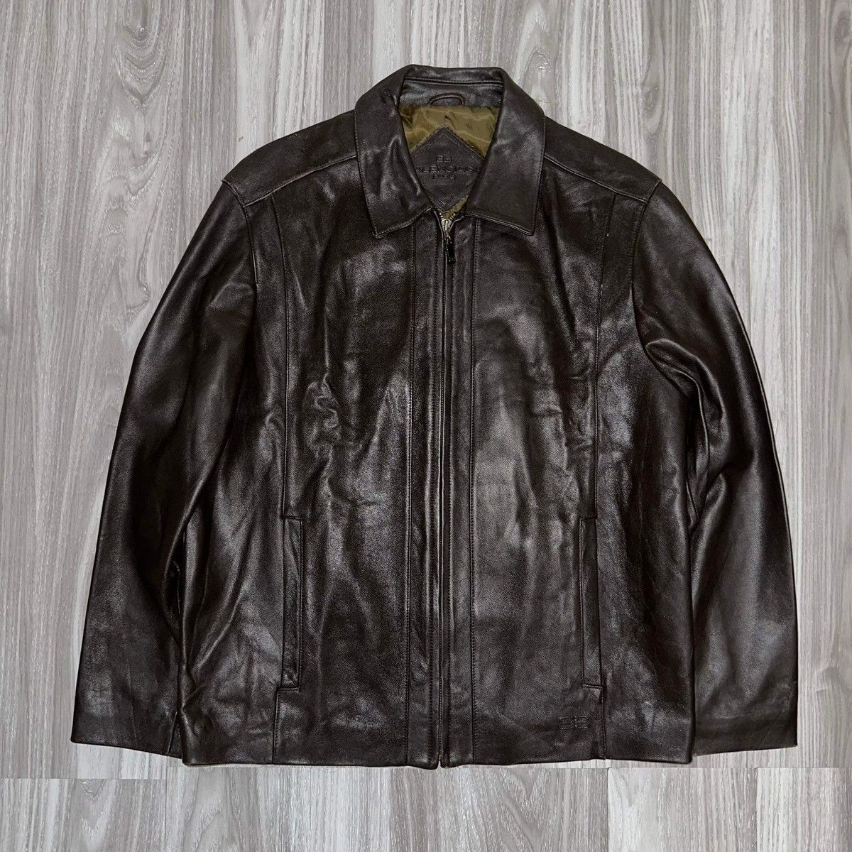 Balenciaga Brown Leather Jacket