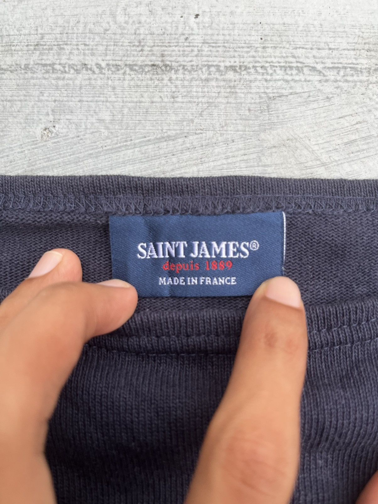 Designer × Saint James × Vintage VINTAGE SAINT JAMES LONGSLEVEE Size US S / EU 44-46 / 1 - 5 Thumbnail
