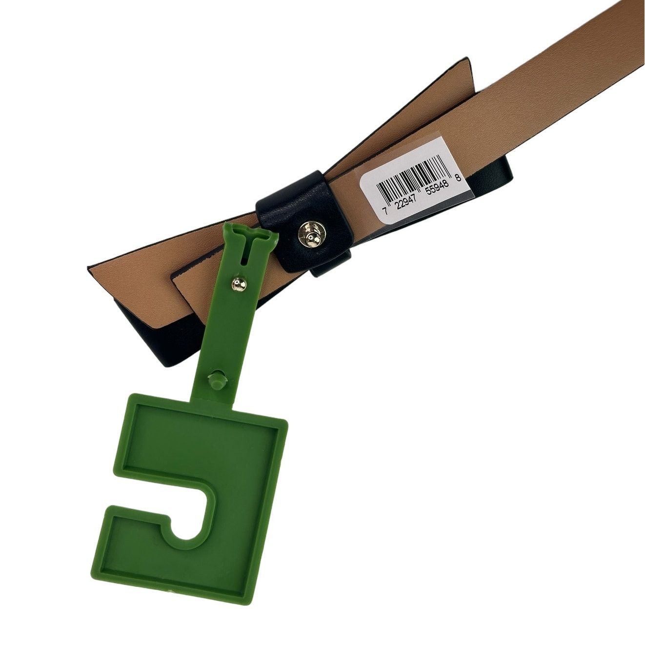 Kate Spade Kate Spade Black Bow with Gold Spade Leather Belt in Large Size ONE SIZE - 12 Thumbnail