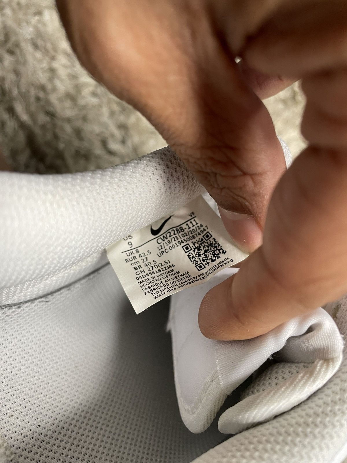 Nike Nike Air Force 1 Triple White Size US 9 / EU 42 - 10 Thumbnail