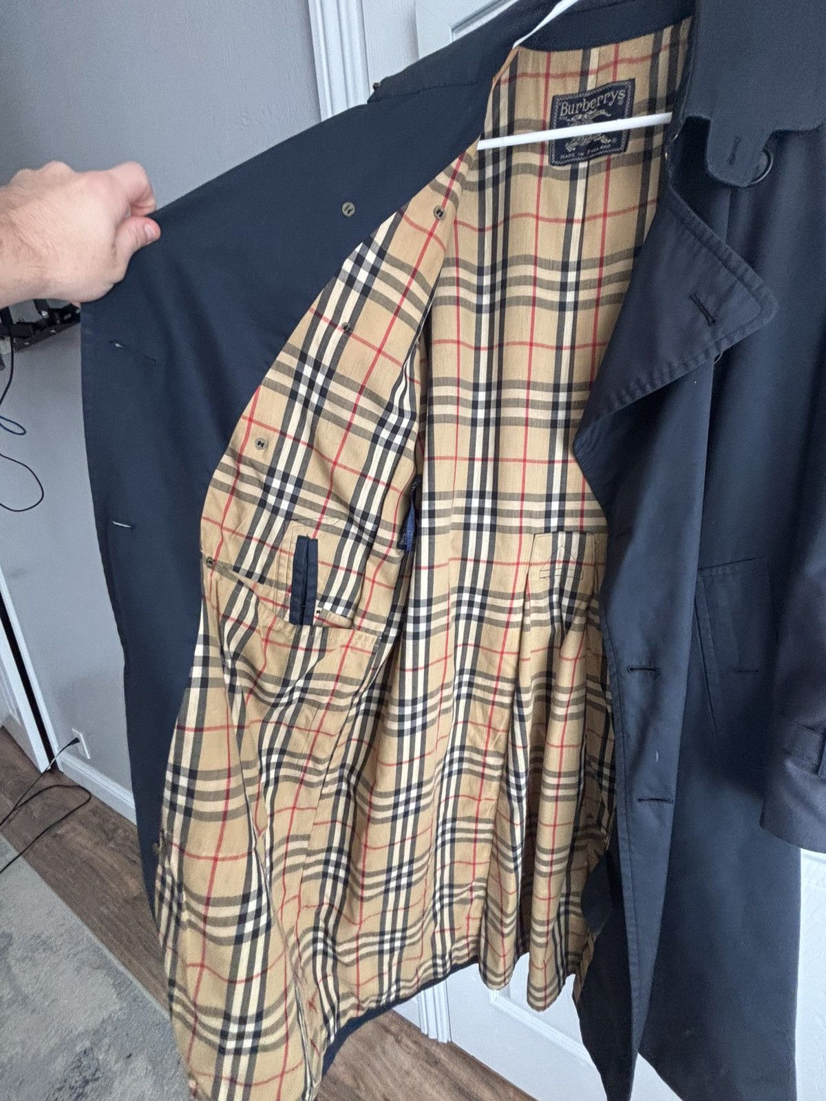 Burberry Burberry trench coat navy blue Size US L / EU 52-54 / 3 - 5 Thumbnail