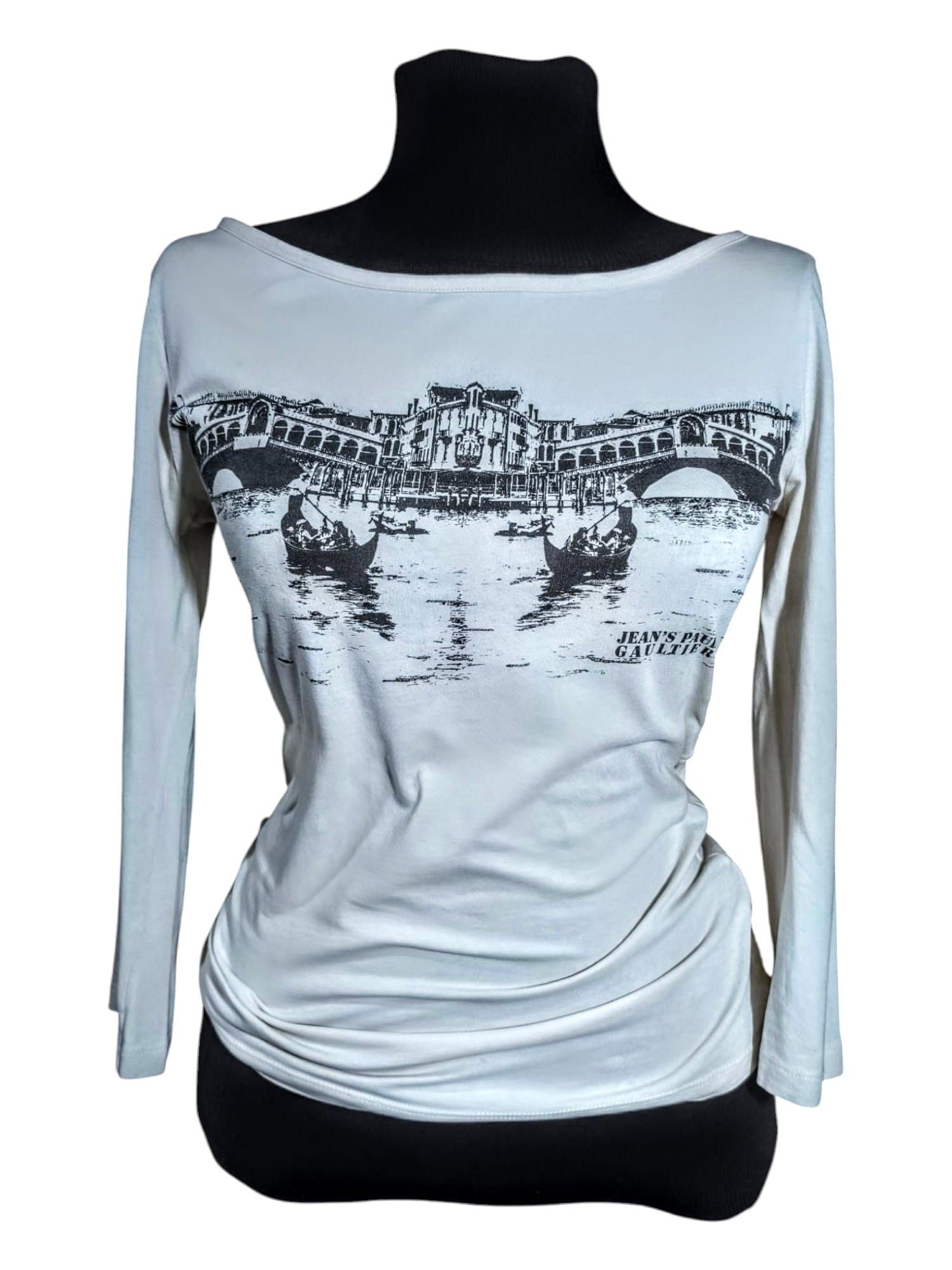 Jean Paul Gaultier Jean Paul Gaultier Rialto Bridge Venice Painting Top Size L / US 10 / IT 46 - 2 Thumbnail