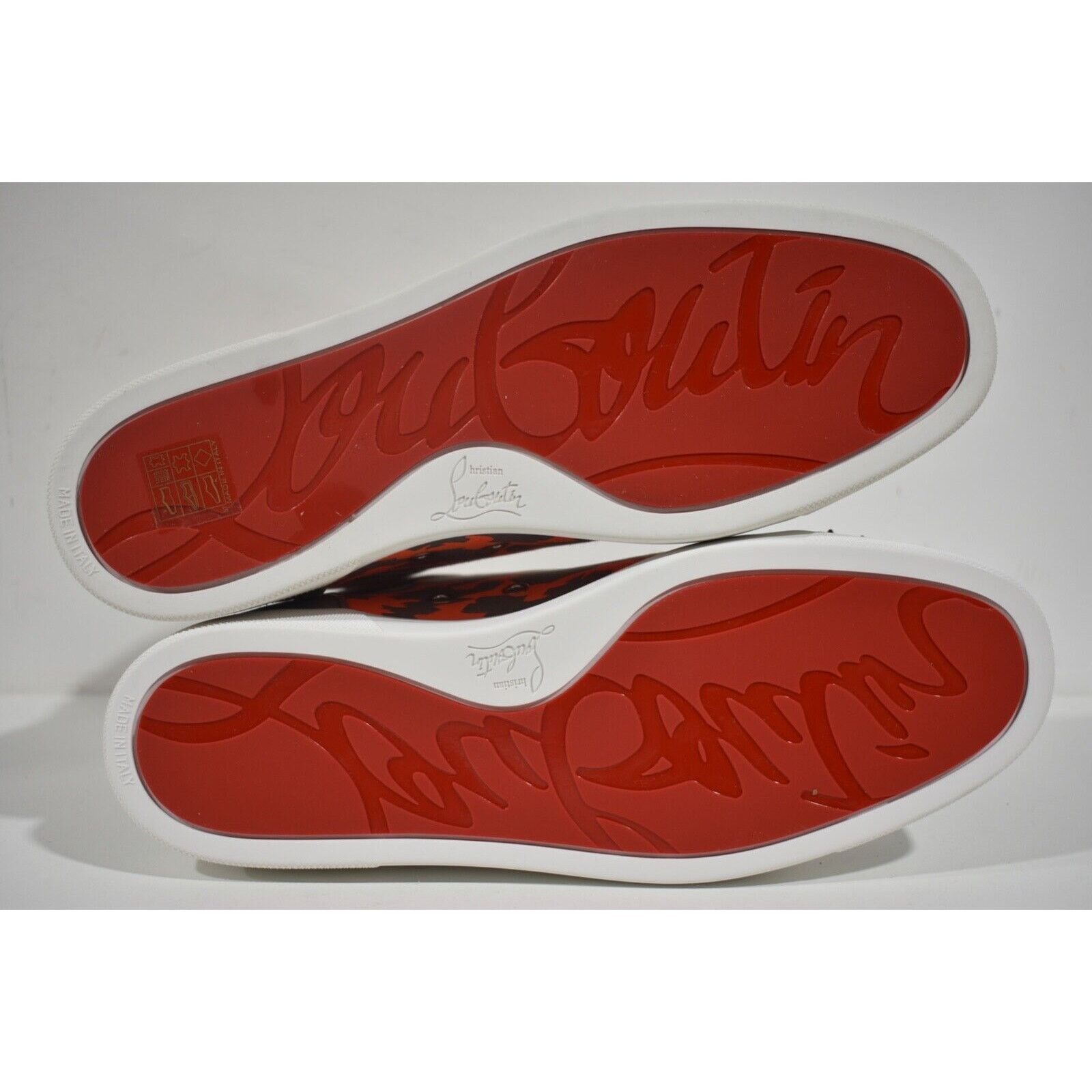 Christian Louboutin Christian Louboutin Men Fun Lou Spikes Flat Reflex Orange Size US 13 / EU 46 - 11 Thumbnail