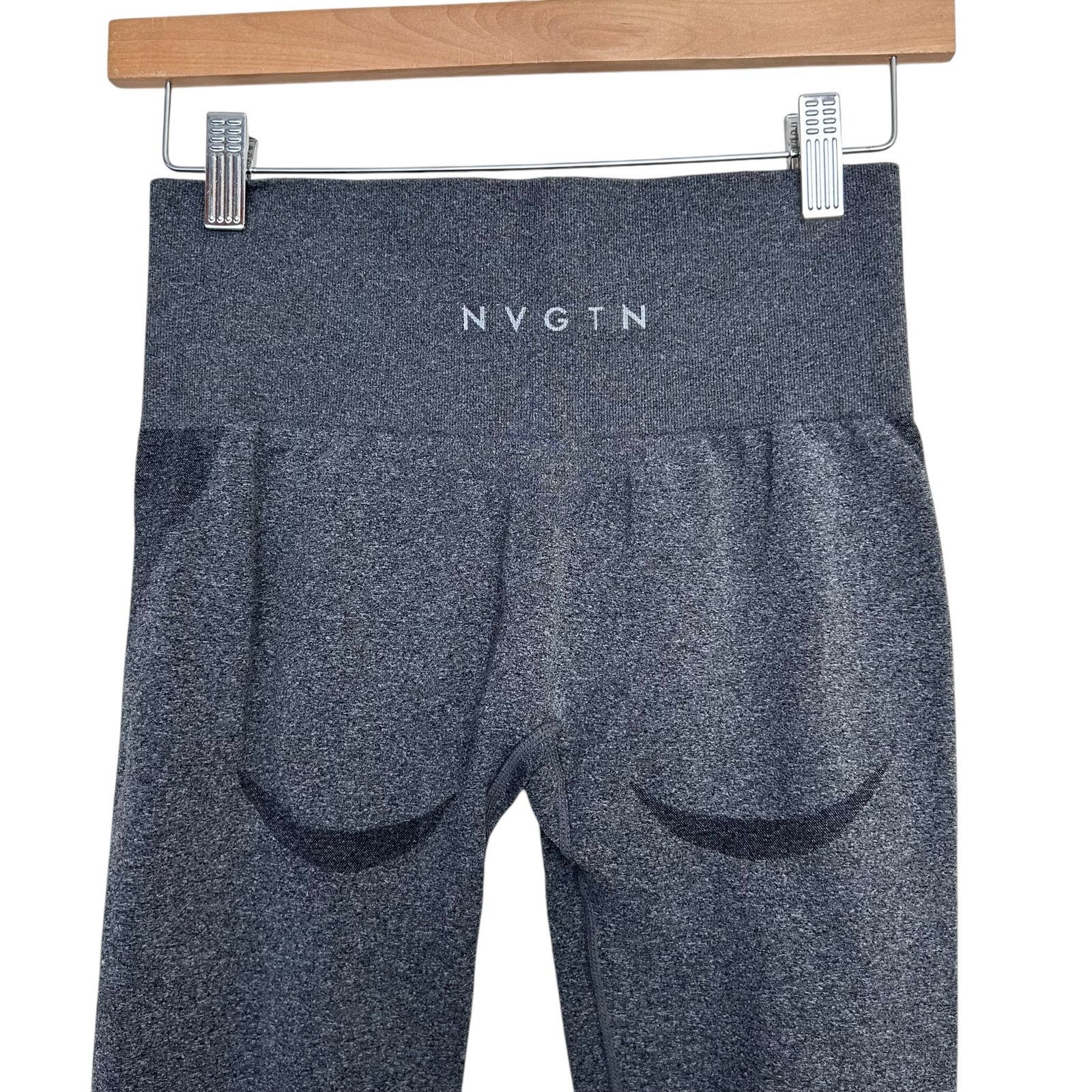 Other NVGTN Gray Seamless Leggings Sz S Size 27" / US 4 / IT 40 - 2 Thumbnail