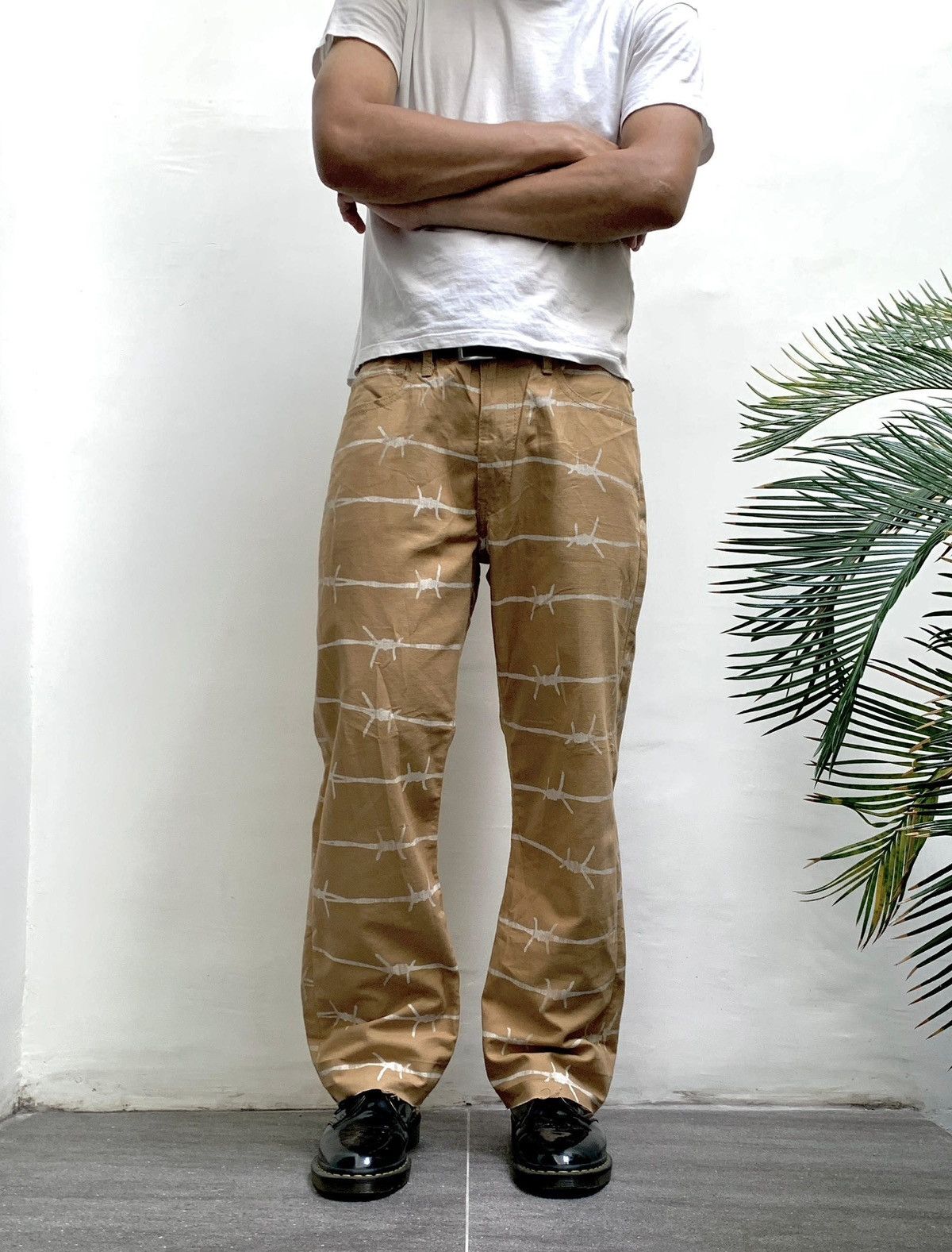 Comme des Garcons × Junya Watanabe SS 2004 Barbed Wire Printed