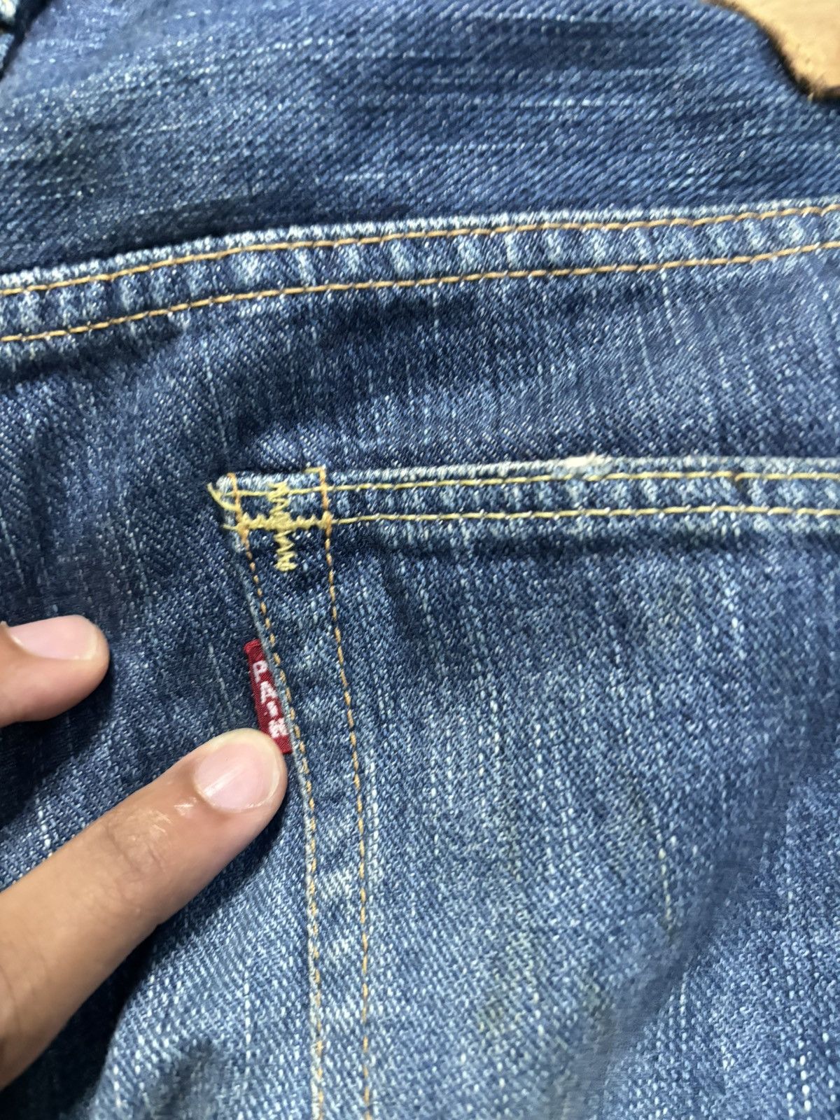 Number (N)ine Number Nine AW03 Kurt Cobain Denim Size US 30 / EU 46 - 7 Thumbnail